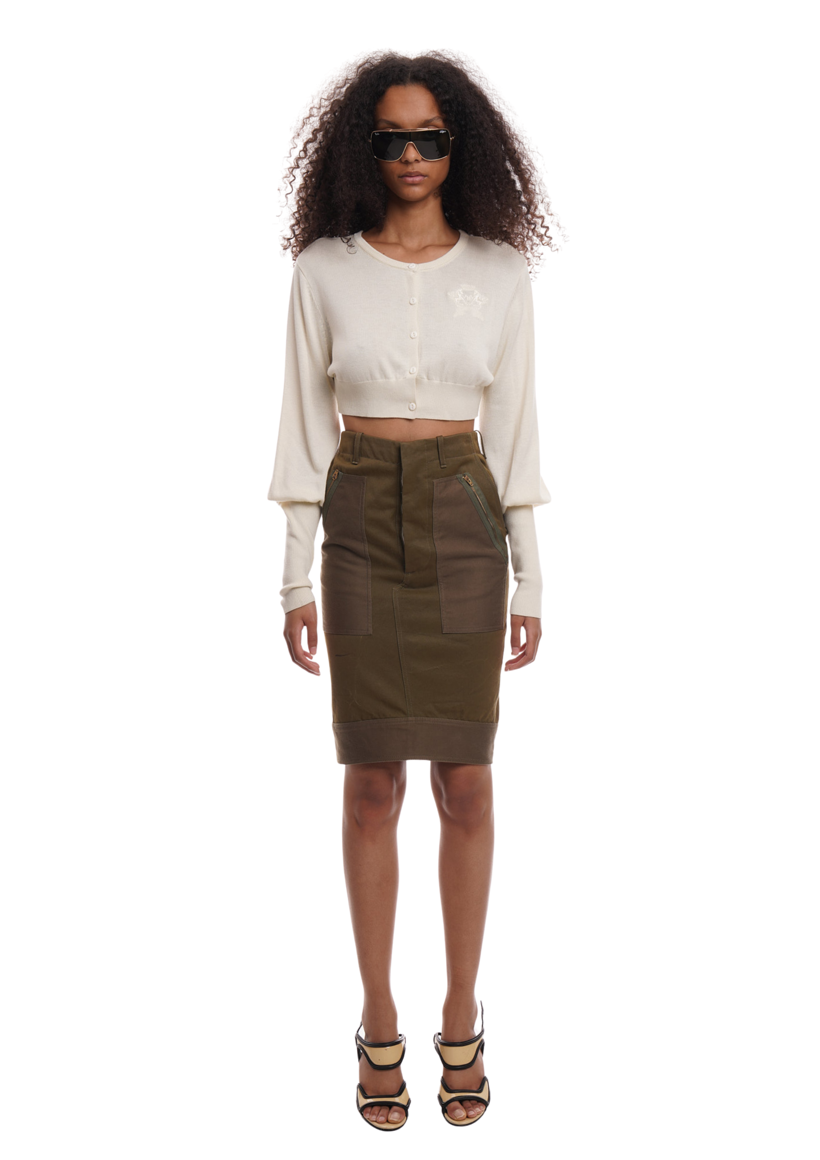 THE BUBBLE CARDI IN MILK