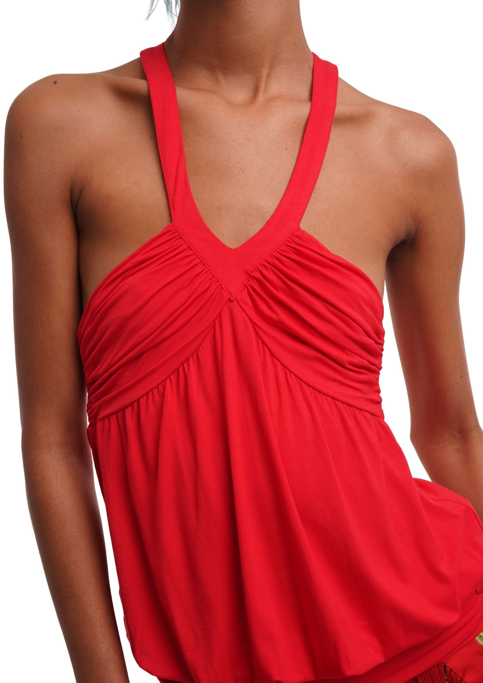 TESS TOP IN RED