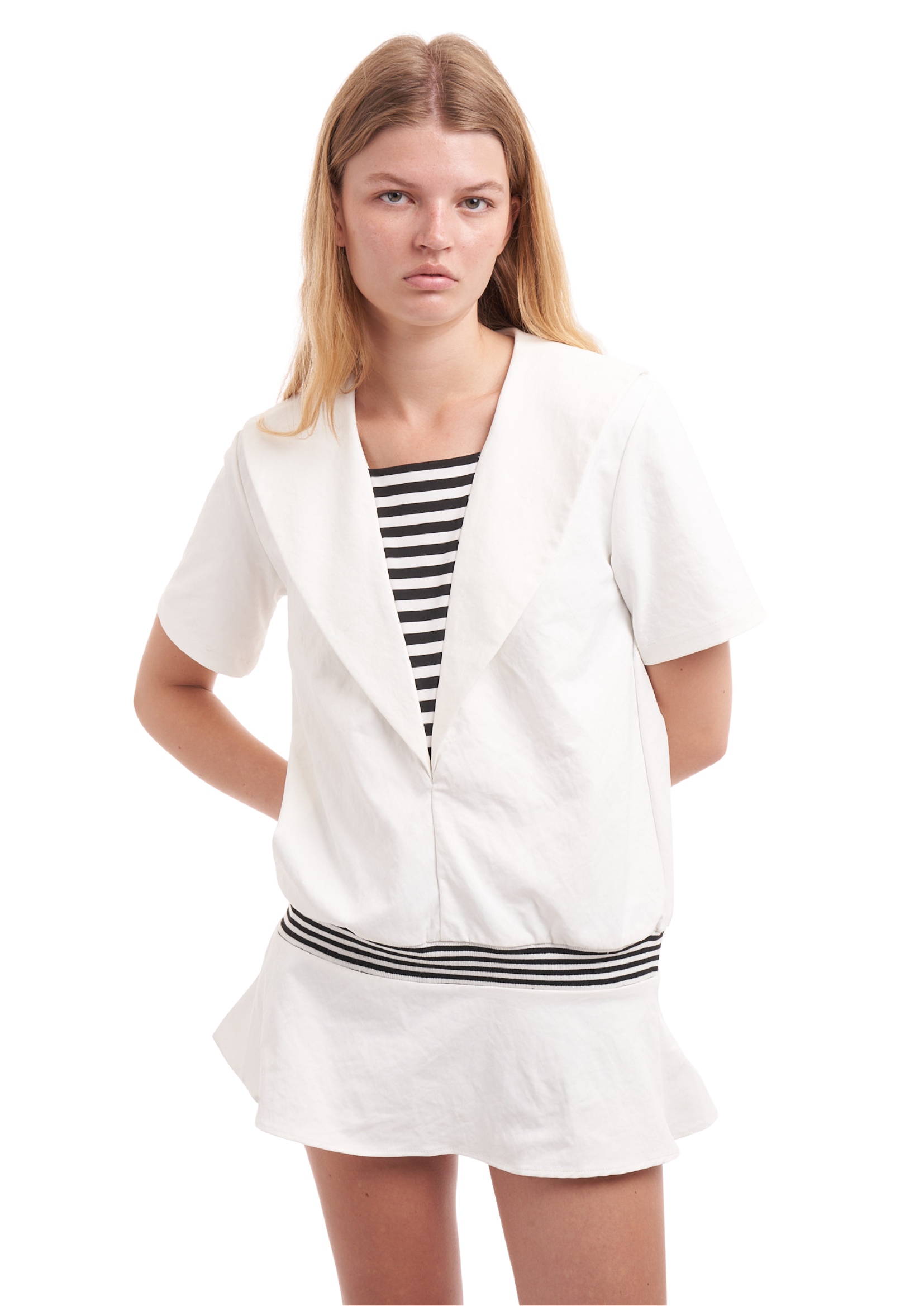 CAPTAIN DRESS IN WHITE