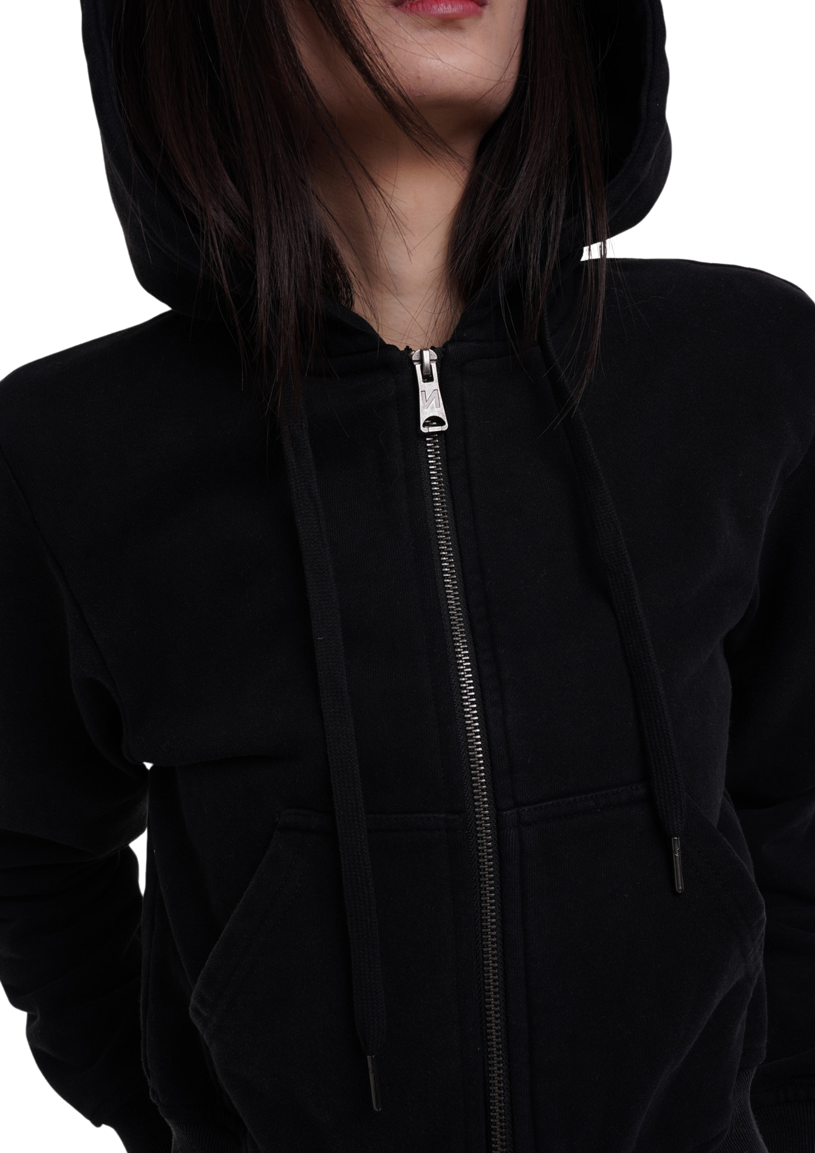 SWEATS SET HOODIE IN WORN BLACK
