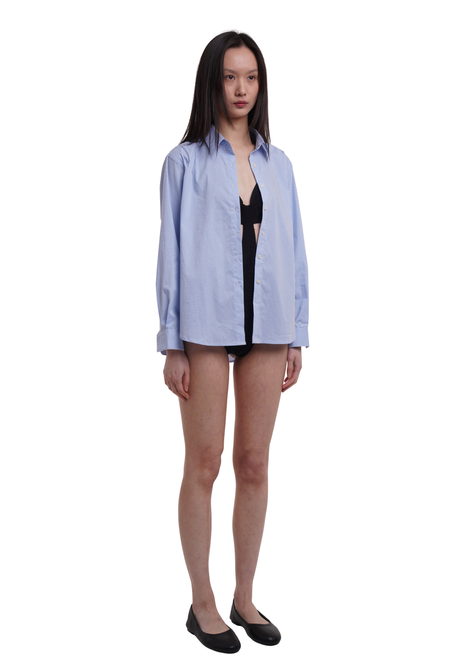 CHECK SHIRT IN LIGHT BLUE