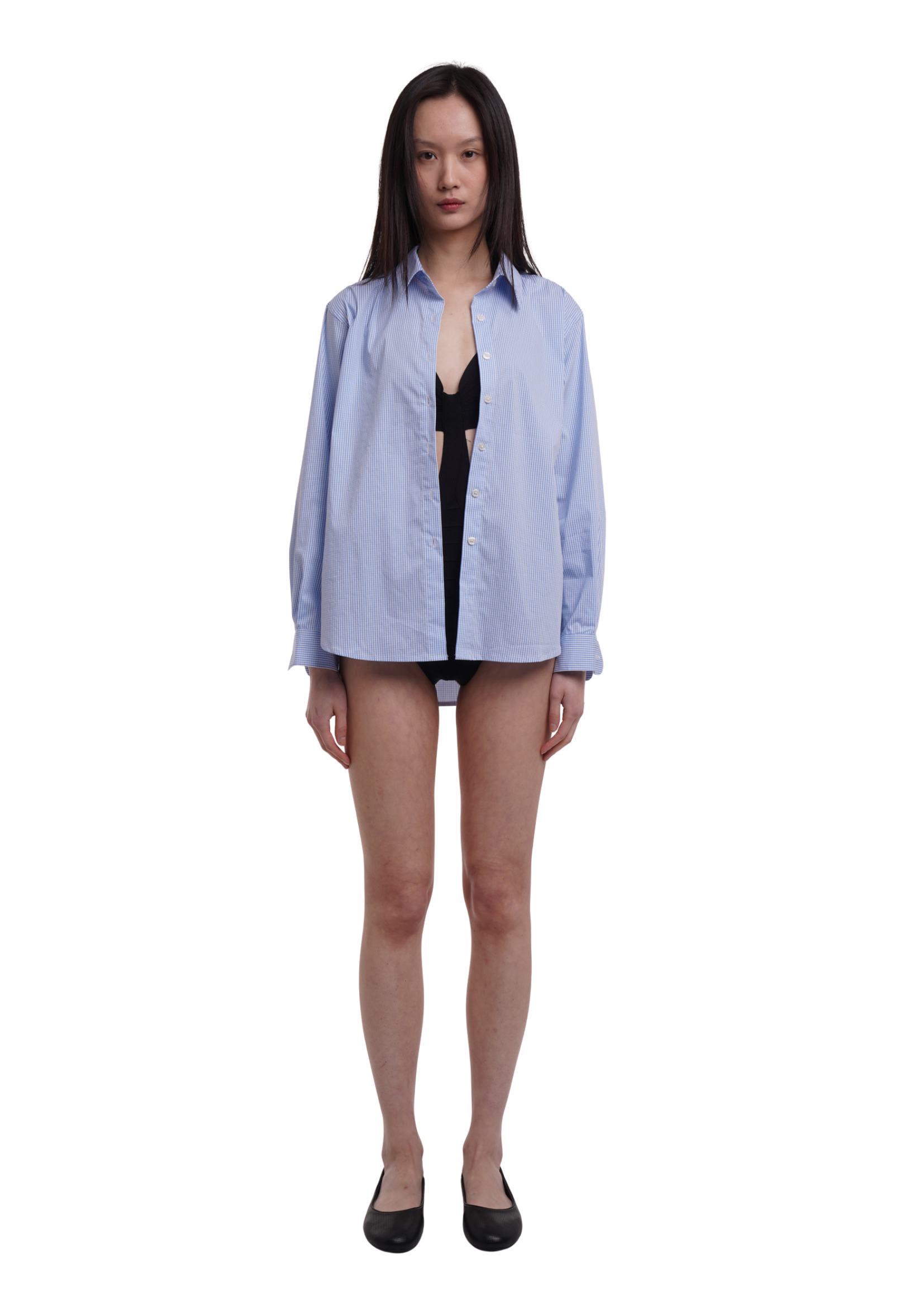 CHECK SHIRT IN LIGHT BLUE