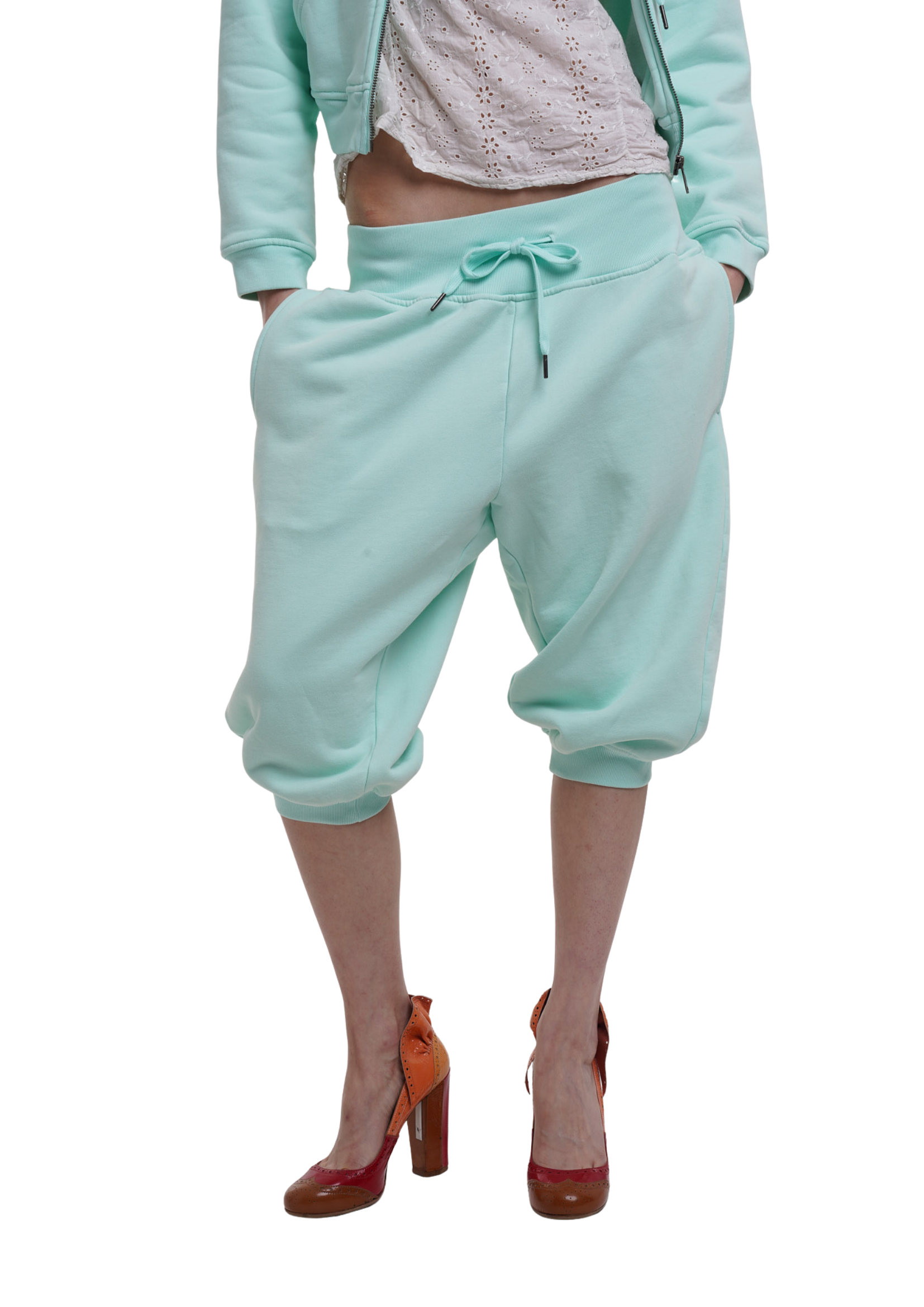 SWEATS SET CAPRIS IN ICE