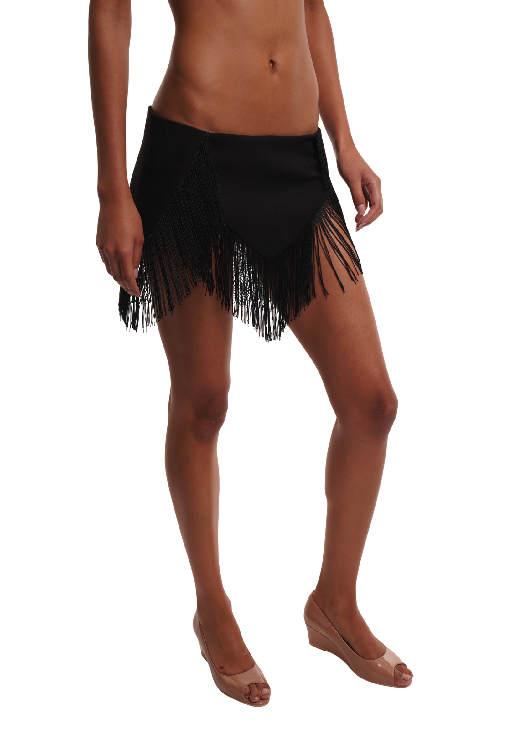 LARA MINI SKIRT IN BLACK OUT