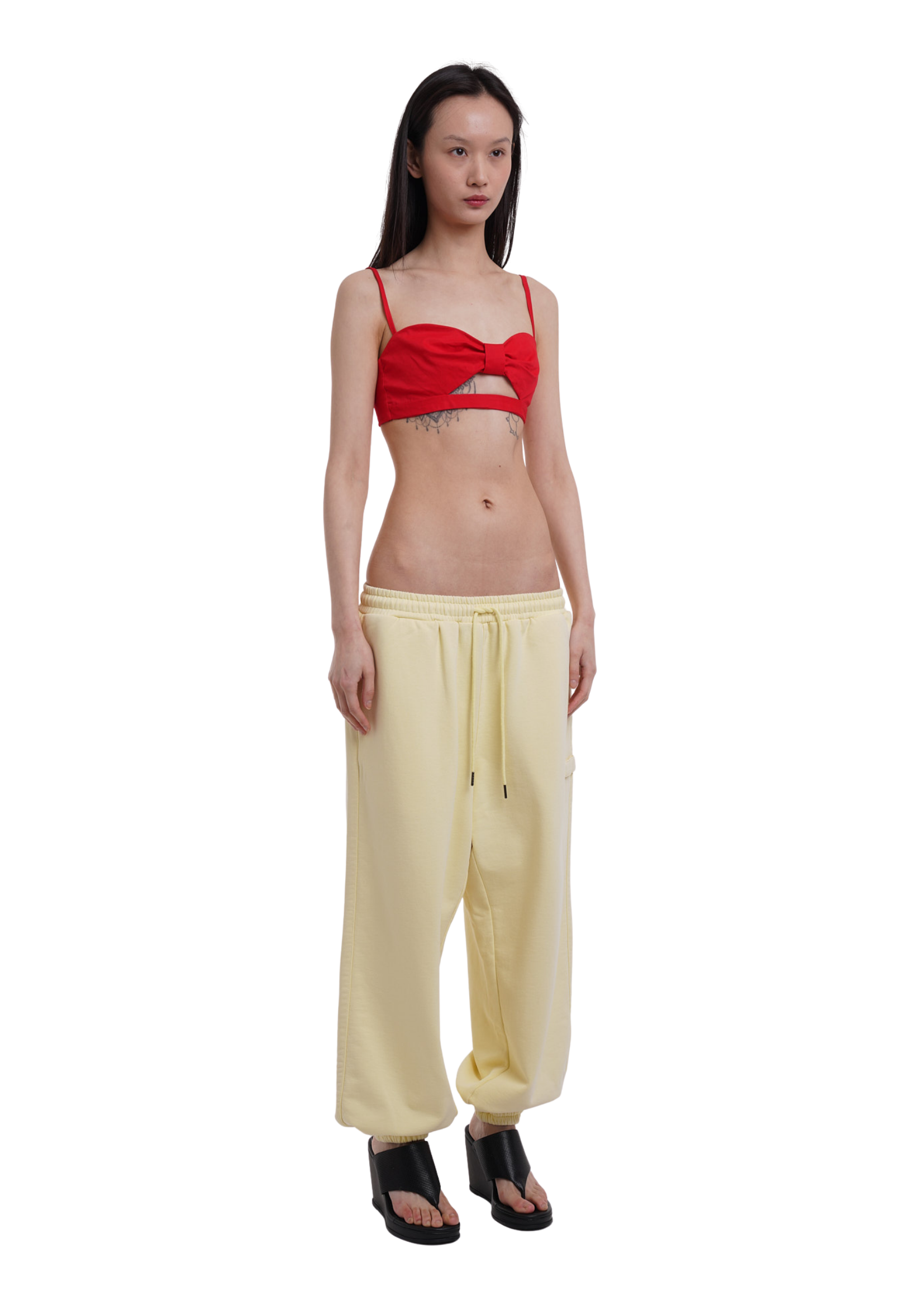 COVER TRACK PANTS IN LEMON
