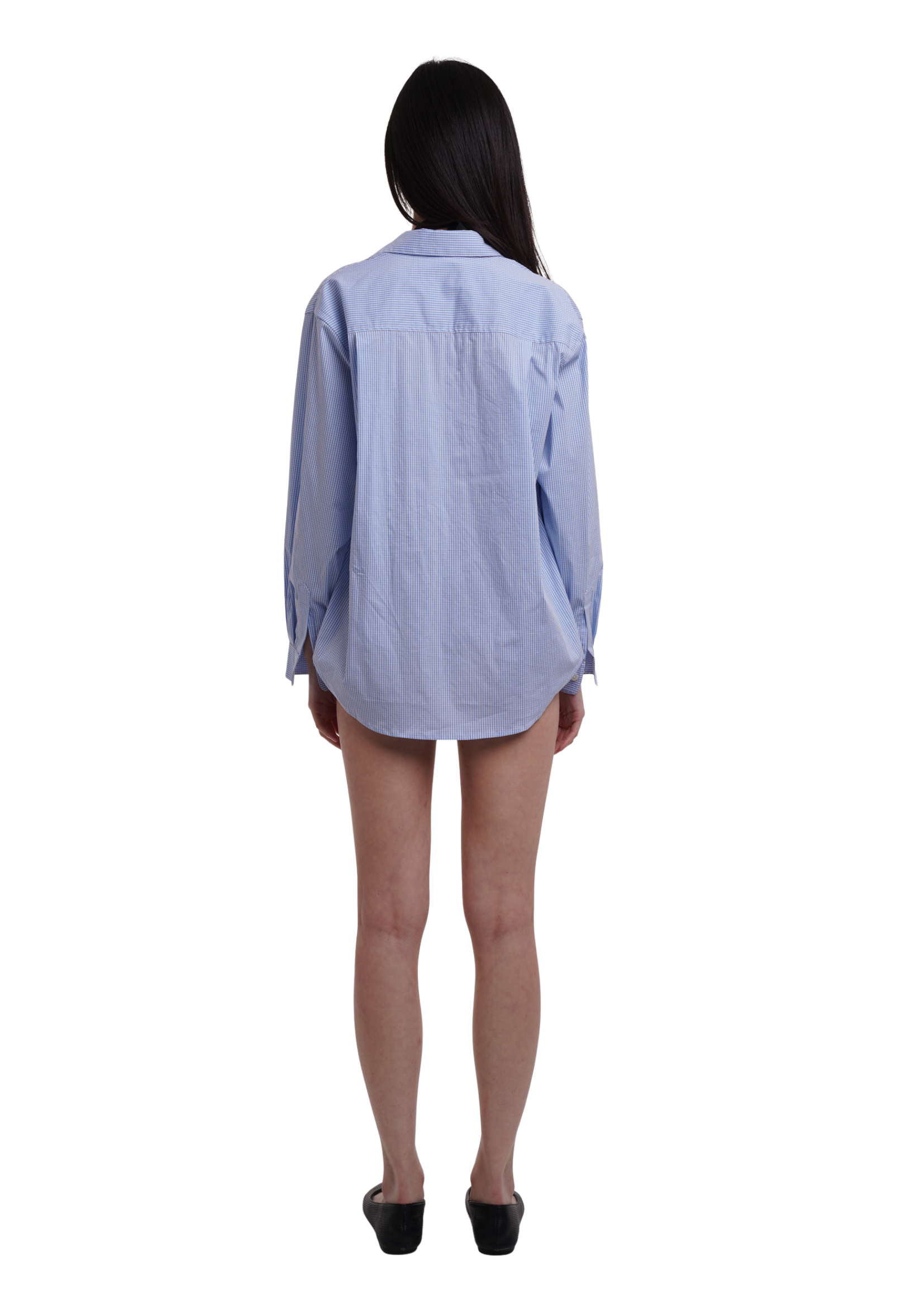 CHECK SHIRT IN LIGHT BLUE
