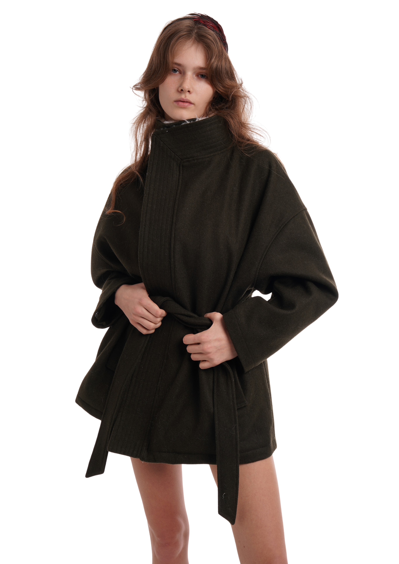 ROSIE COAT IN KHAKI