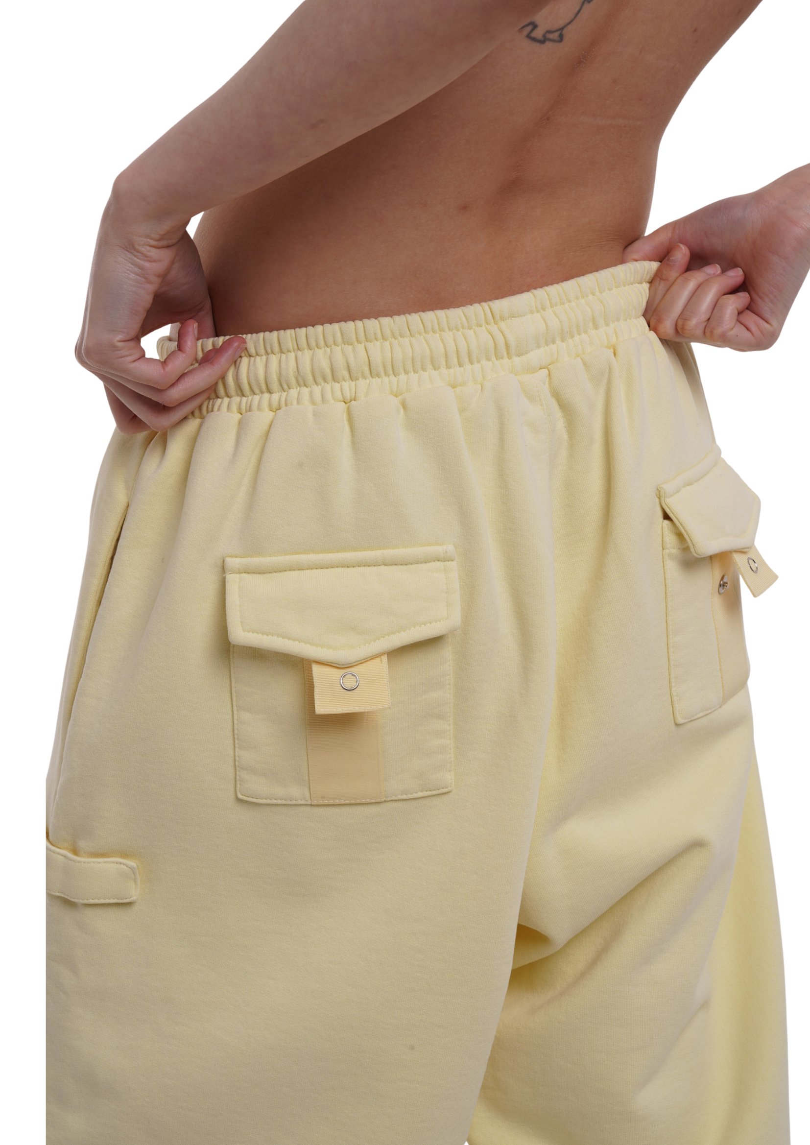 COVER TRACK PANTS IN LEMON