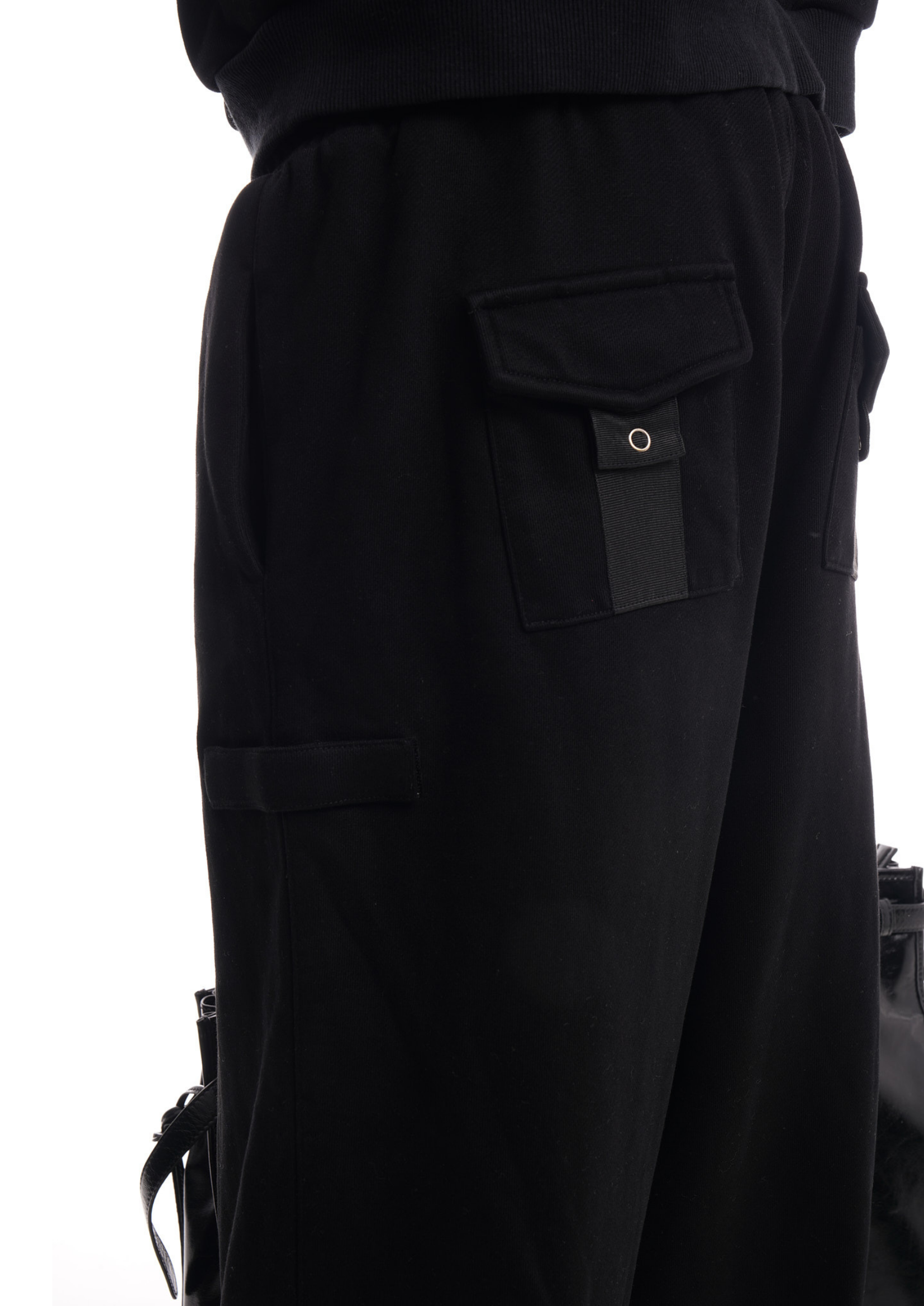 COVER TRACK PANTS WASHED BLACK