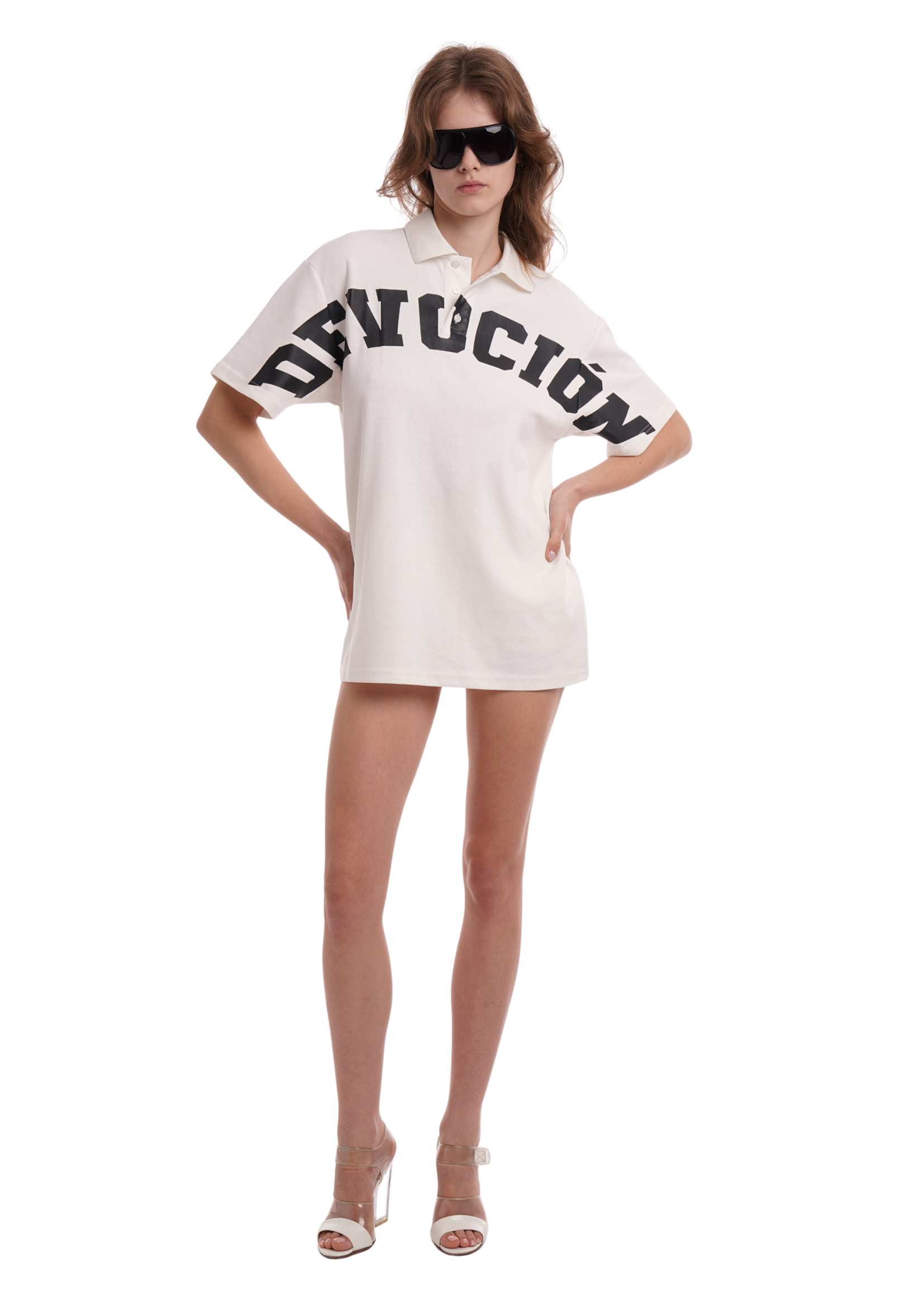 DEVOCÍON POLO IN WHITE