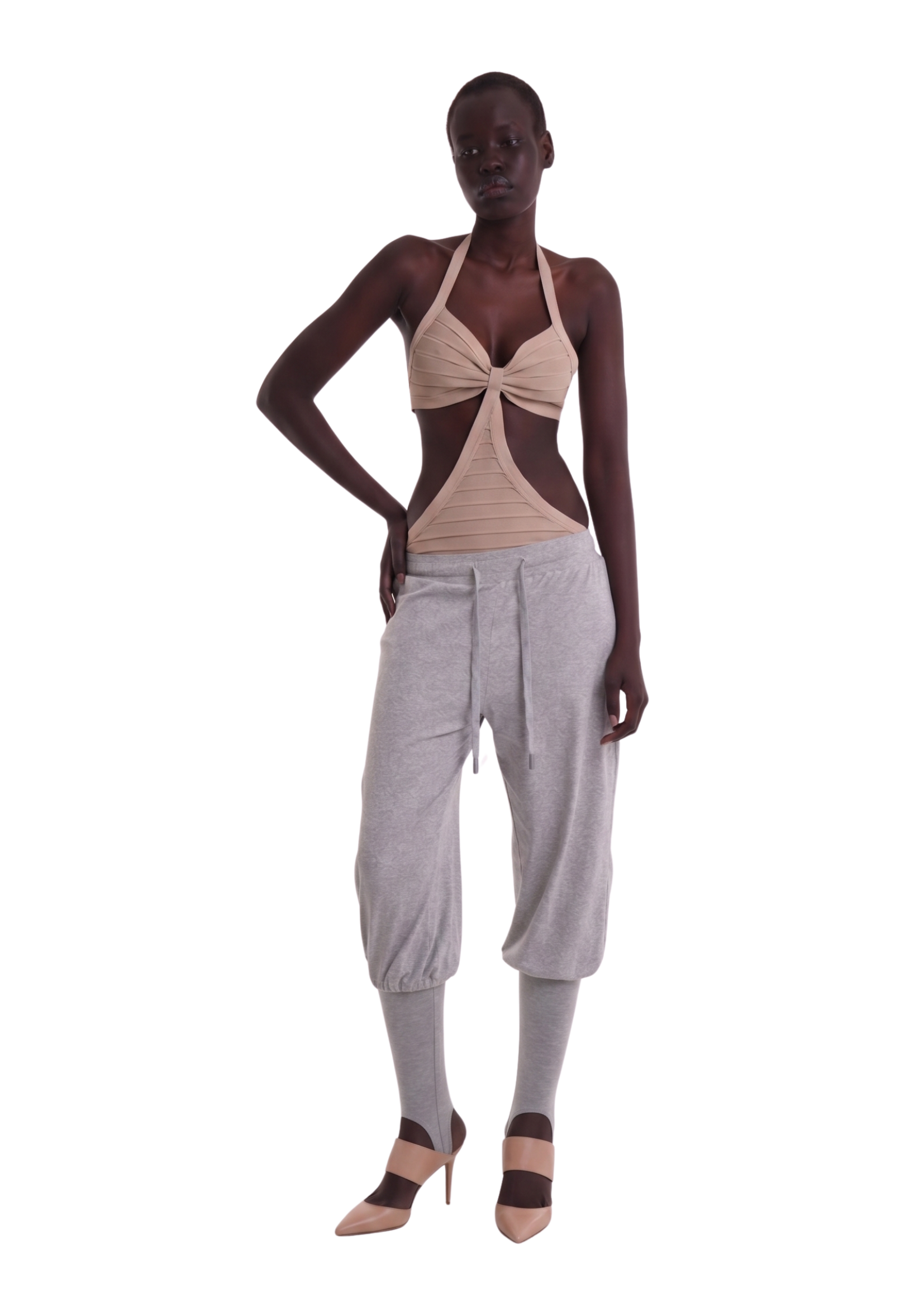 PILAR JOGGER IN GREY MARL