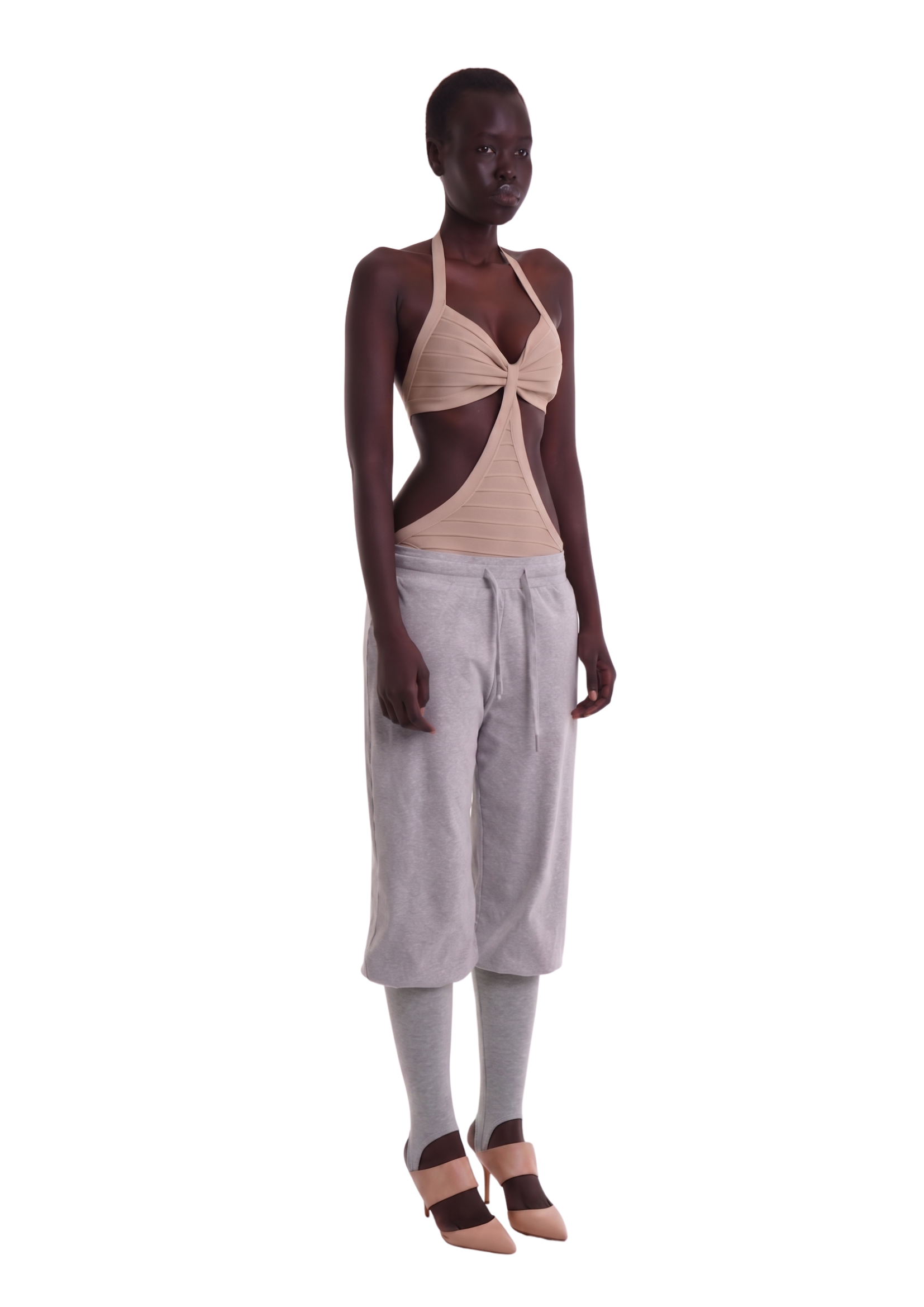 PILAR JOGGER IN GREY MARL