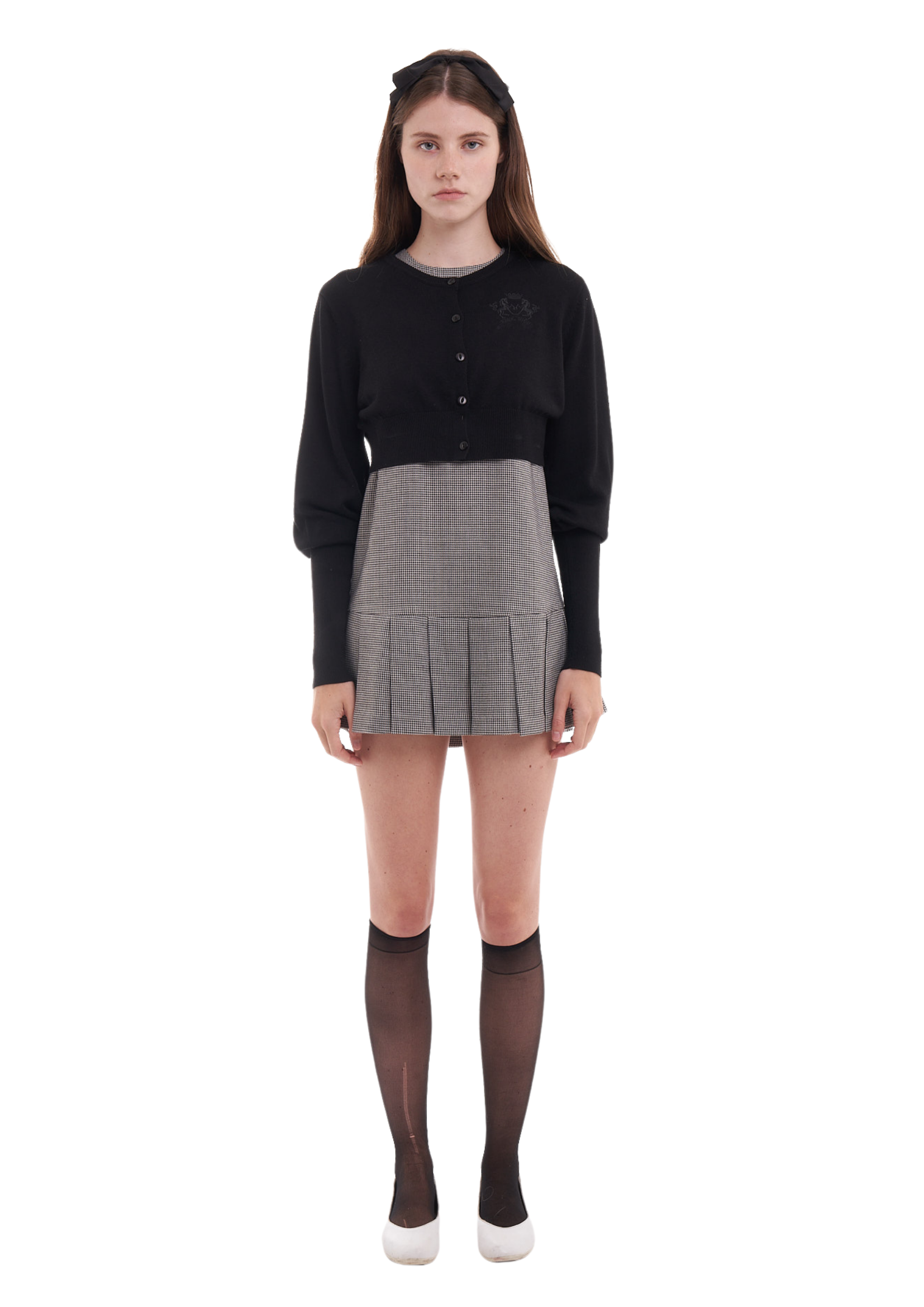 THE BUBBLE CARDI IN BLACK