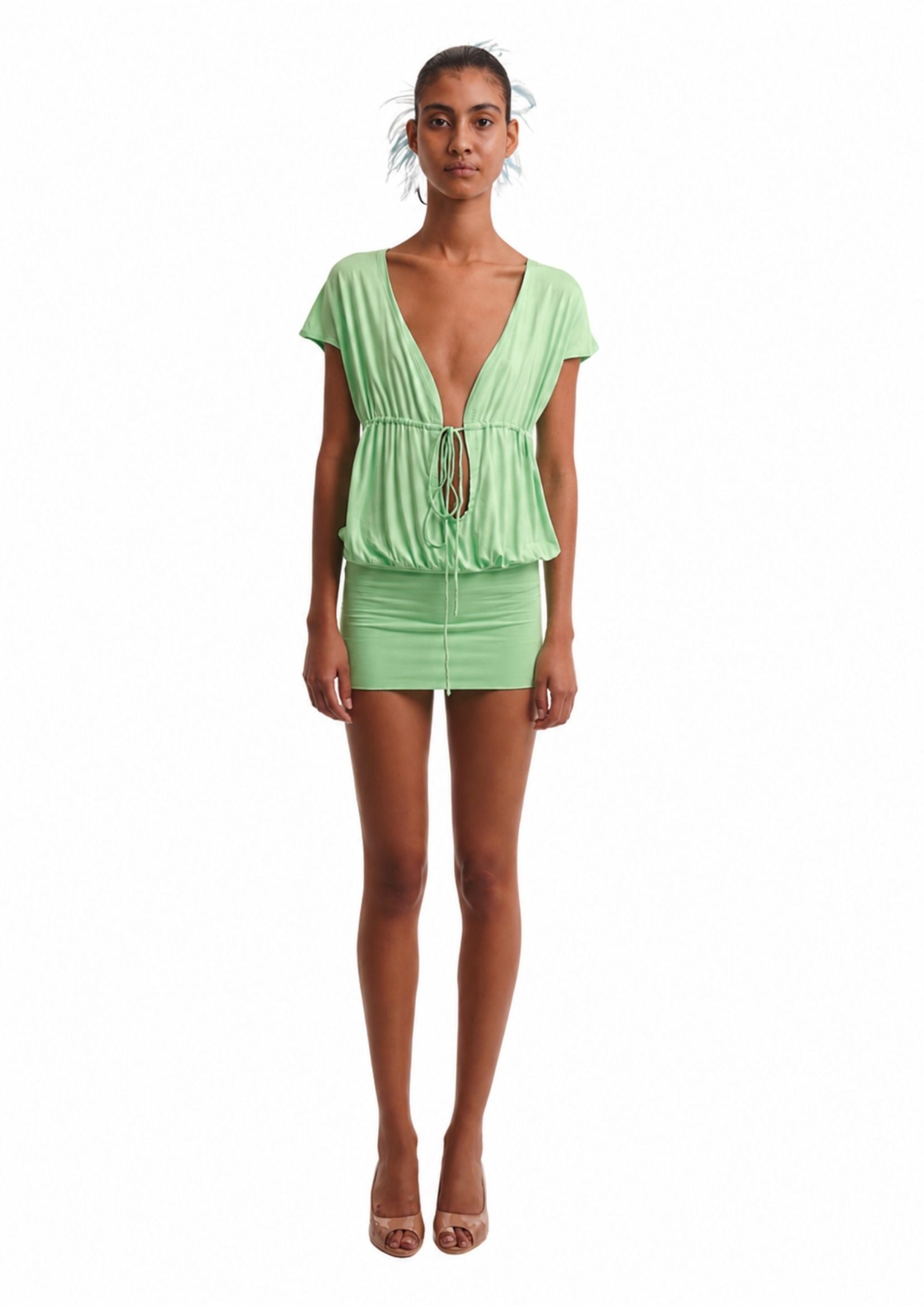 LILI DRESS IN MINT