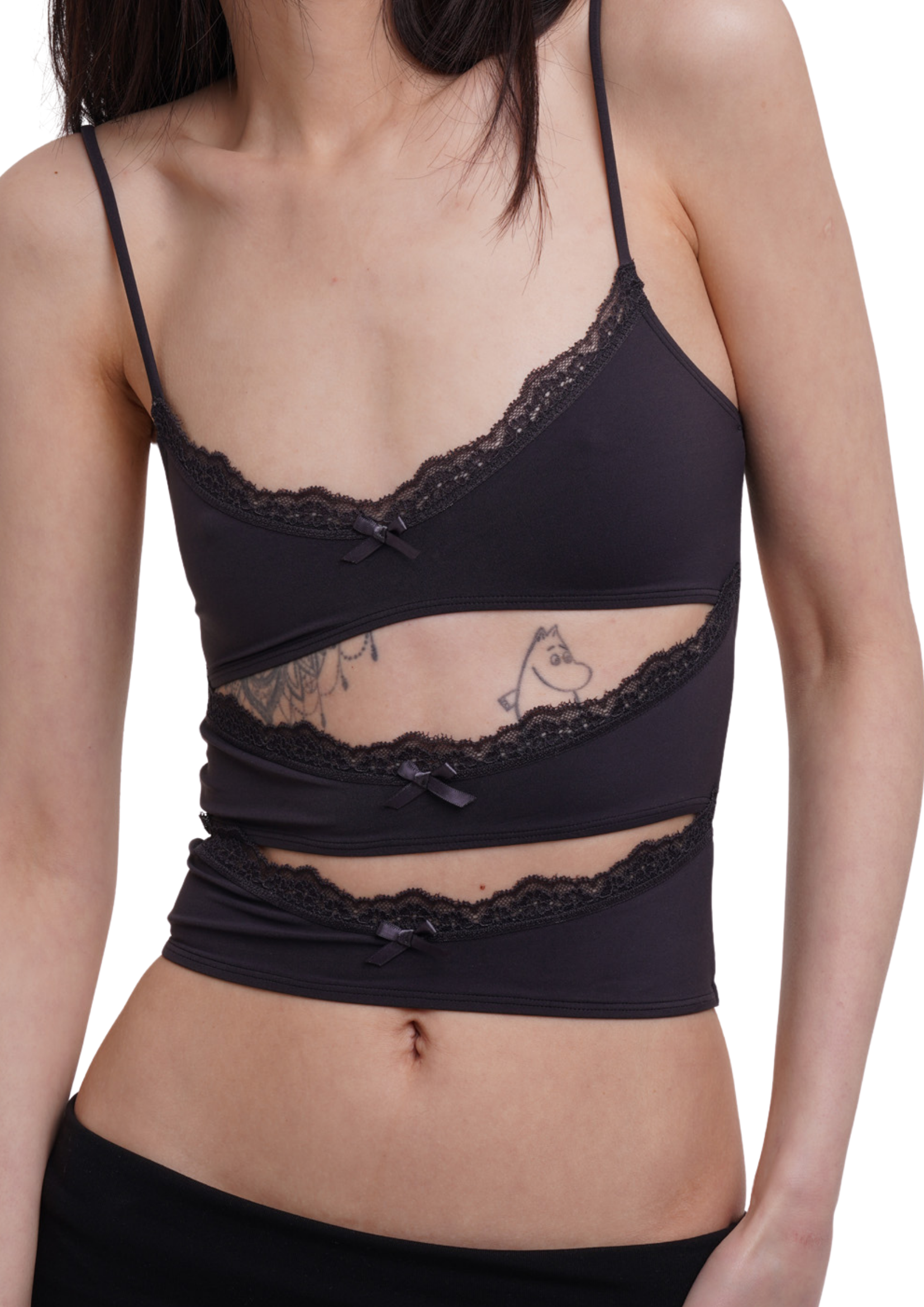TRIPLE LAYERED BRA IN BLACK