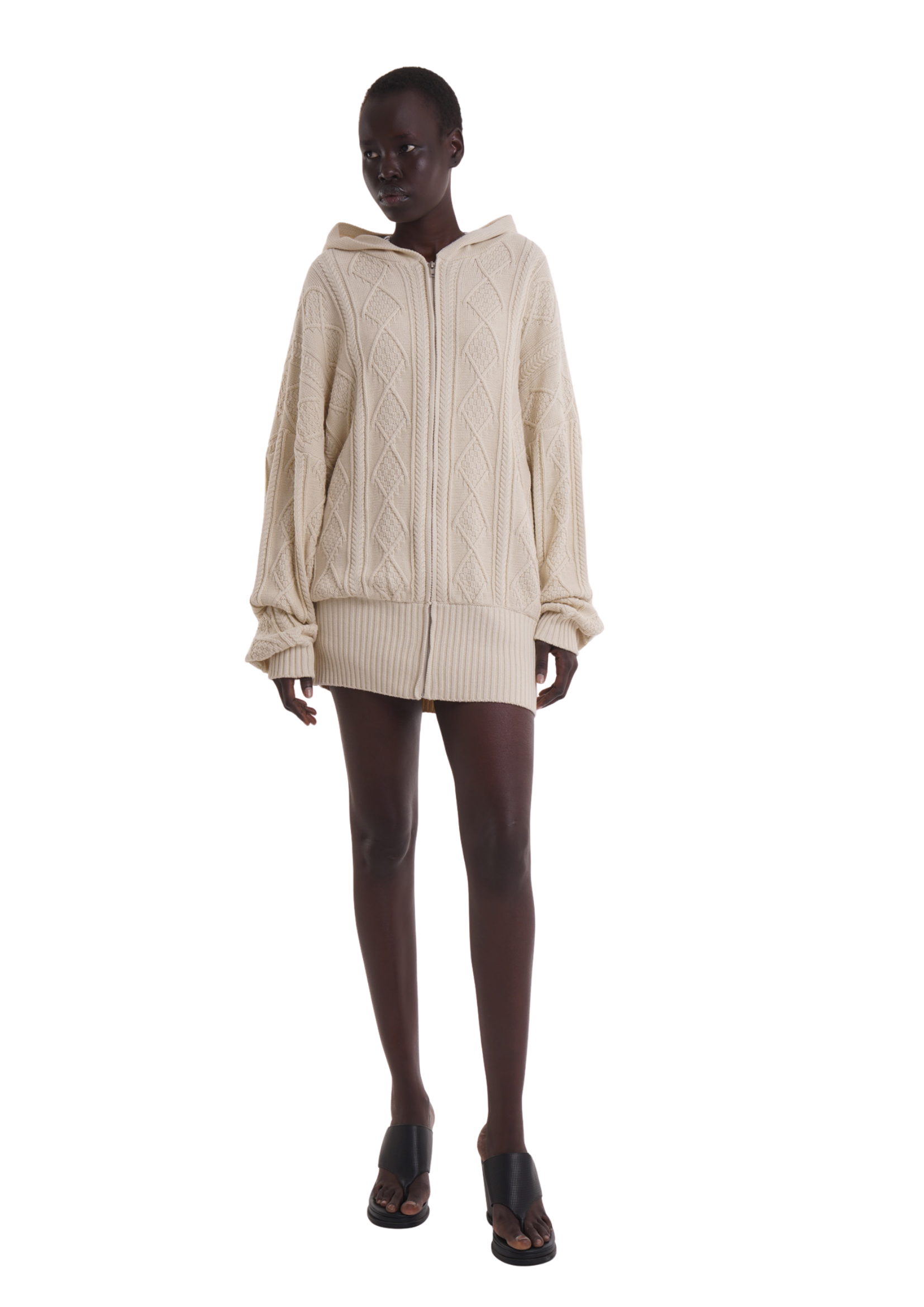 THE CECE DRESS IN ECRU