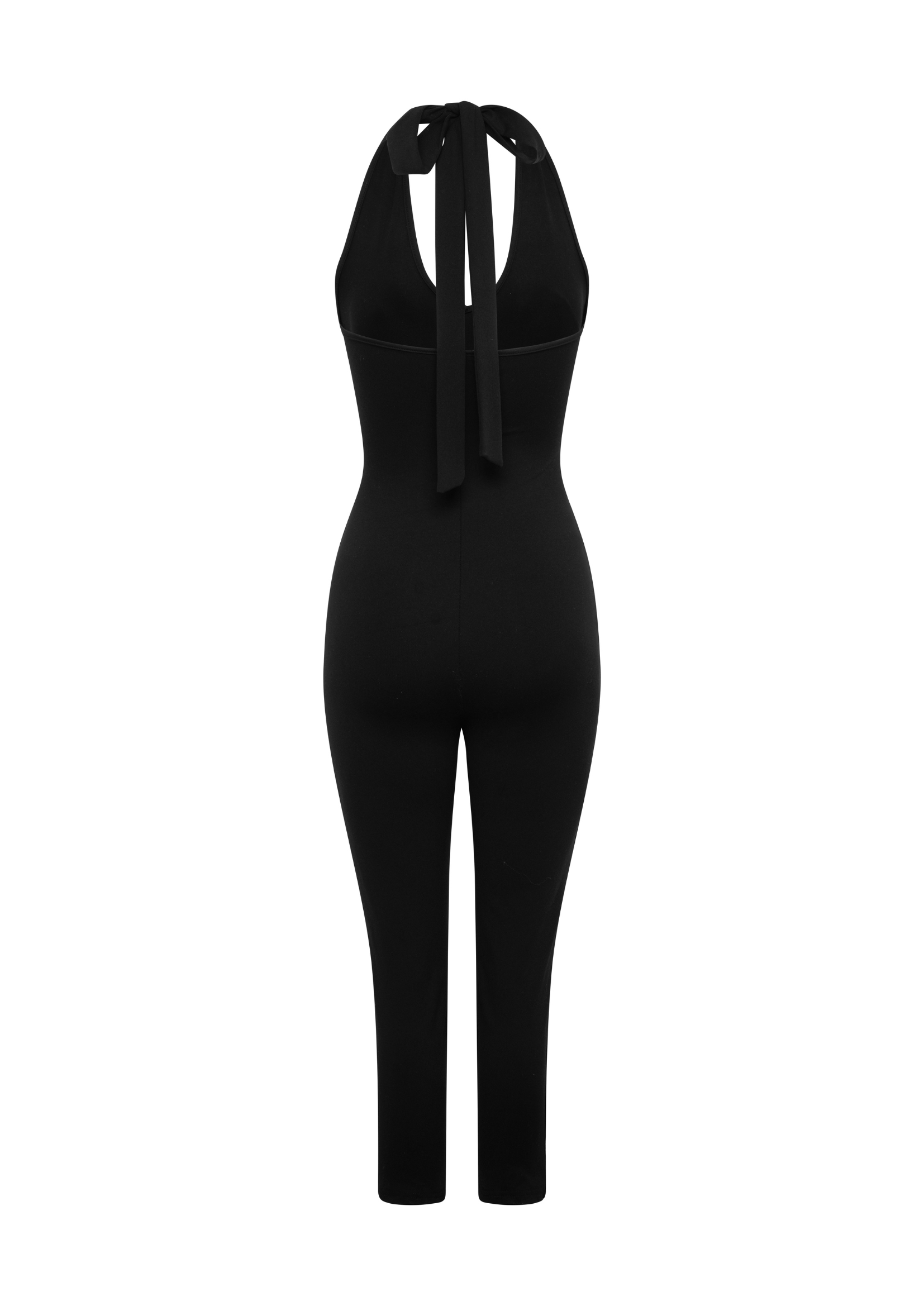 FRINGE CAPRI SUIT IN BLACK