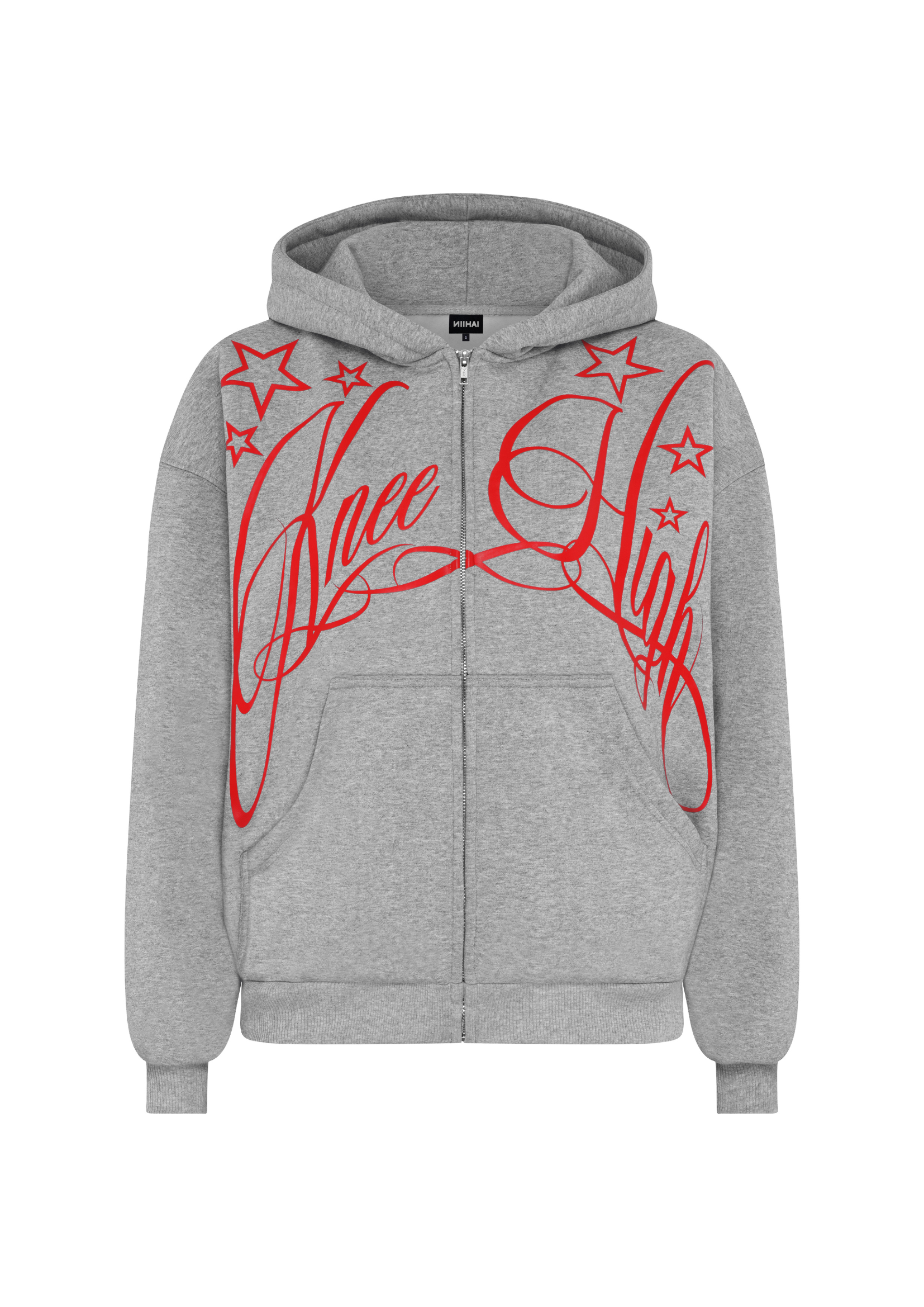 STARDOM HOODIE IN GREY MARL