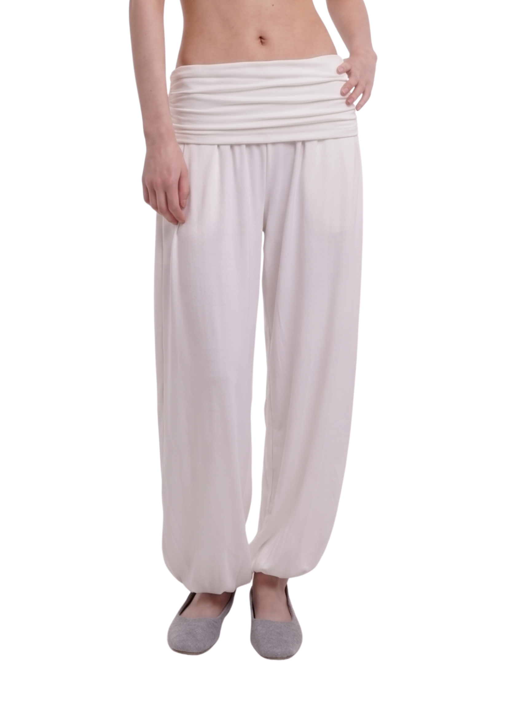 CHARLI LONG TROUSERS IN WHITE