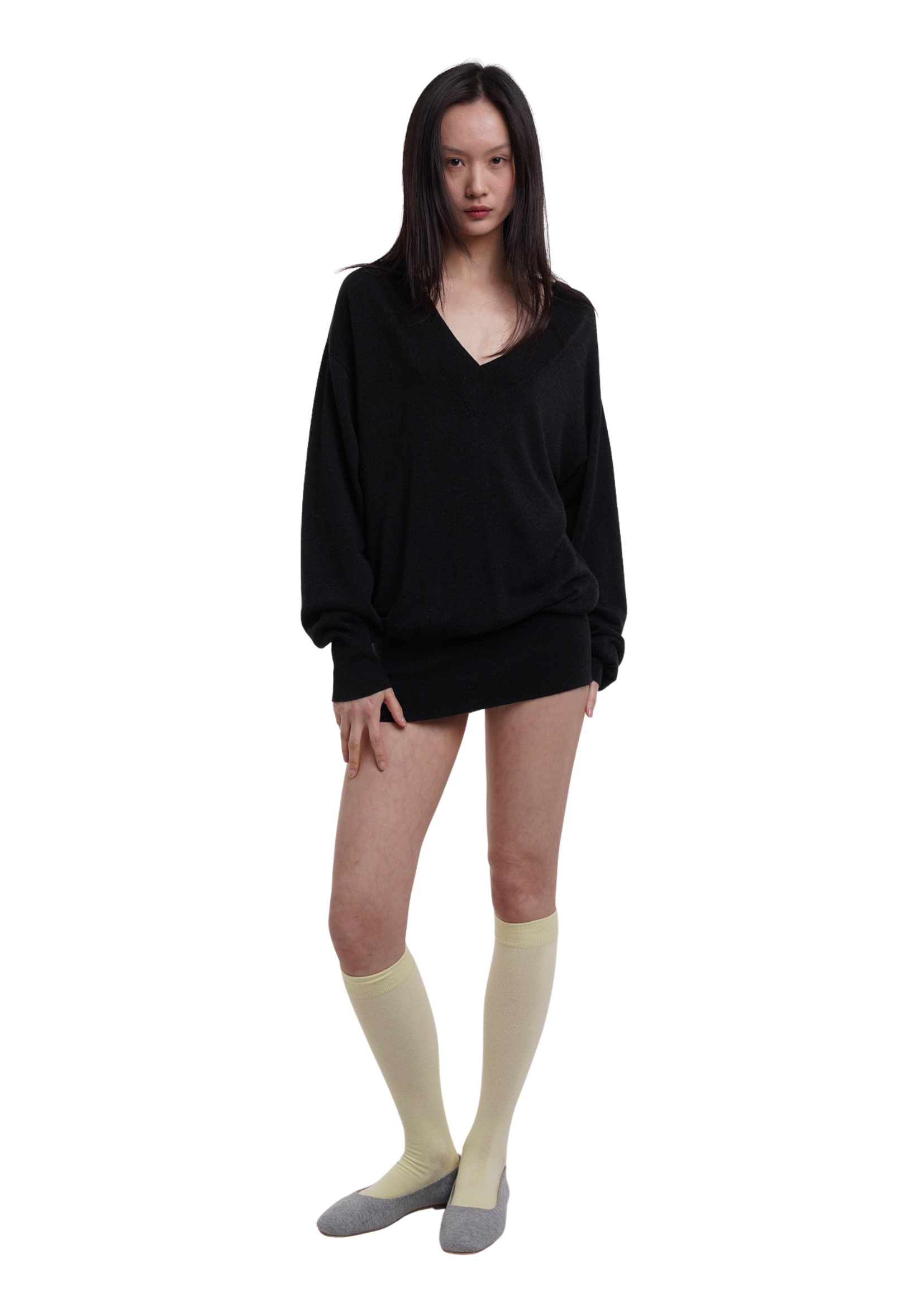 DEEP JUMPER IN BLACK