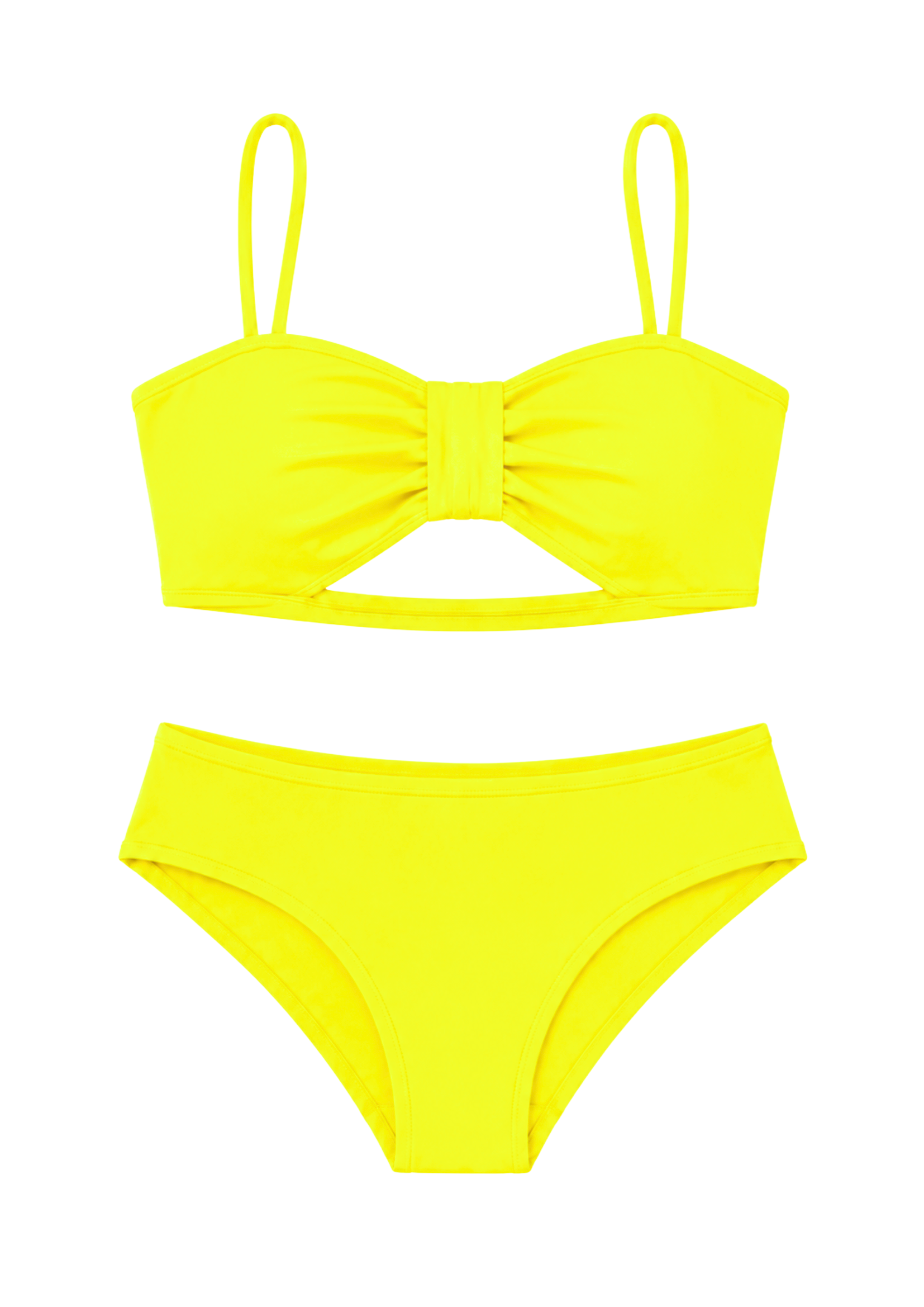 BOW BIKINI IN YELLOW