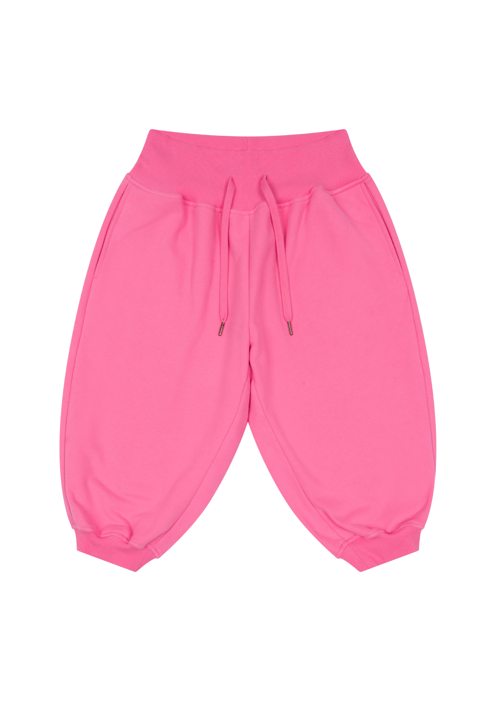 SWEATS SET CAPRIS IN WORN ROSIE PINK