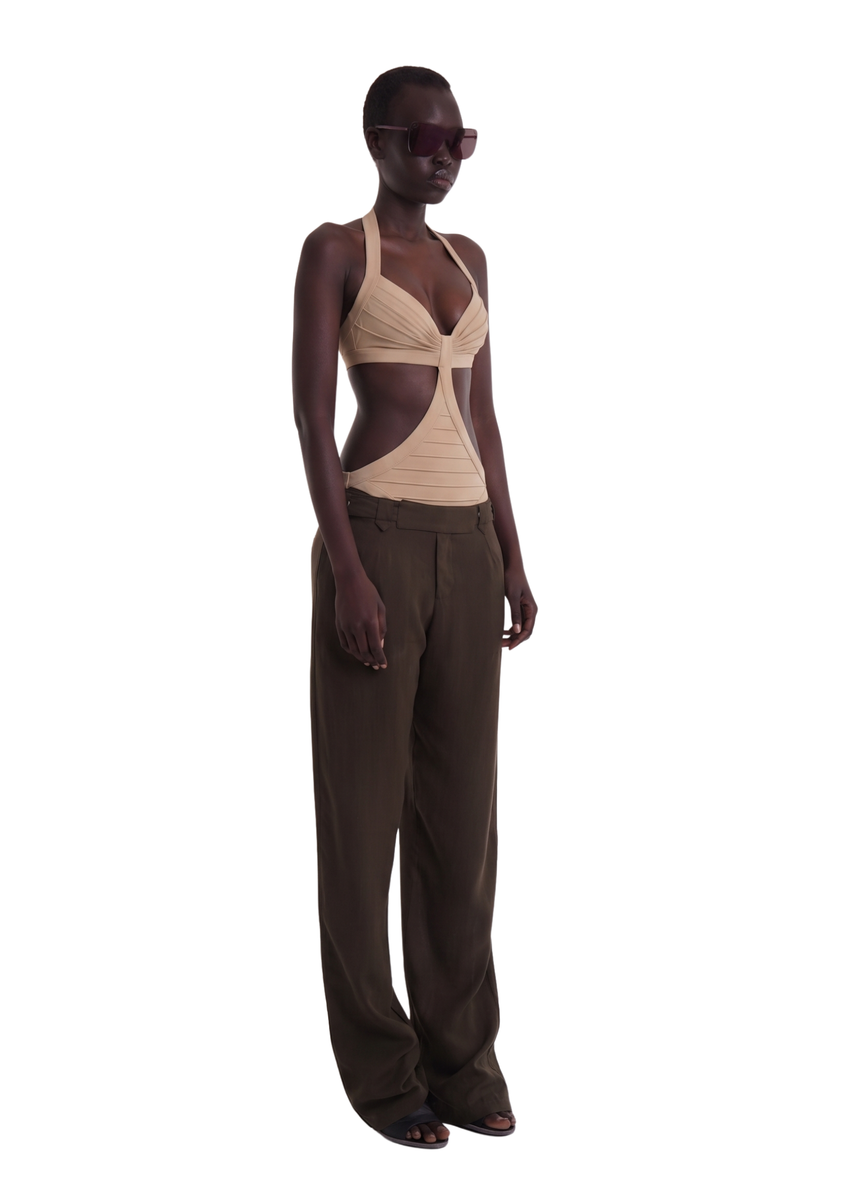 BOUND SWIMSUIT IN SAND
