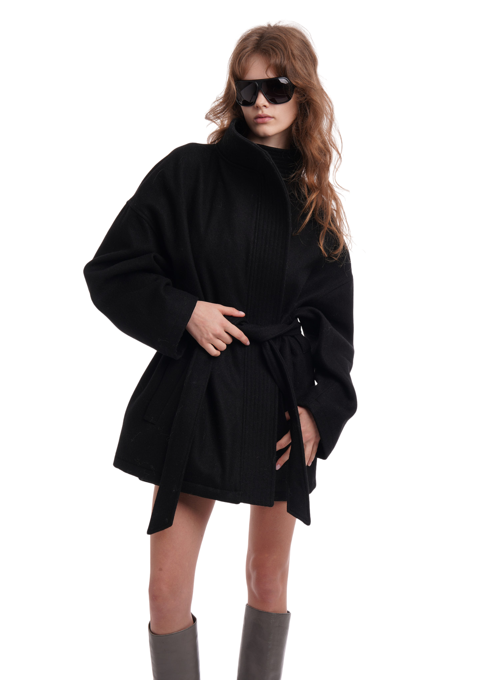 ROSIE COAT IN BLACK
