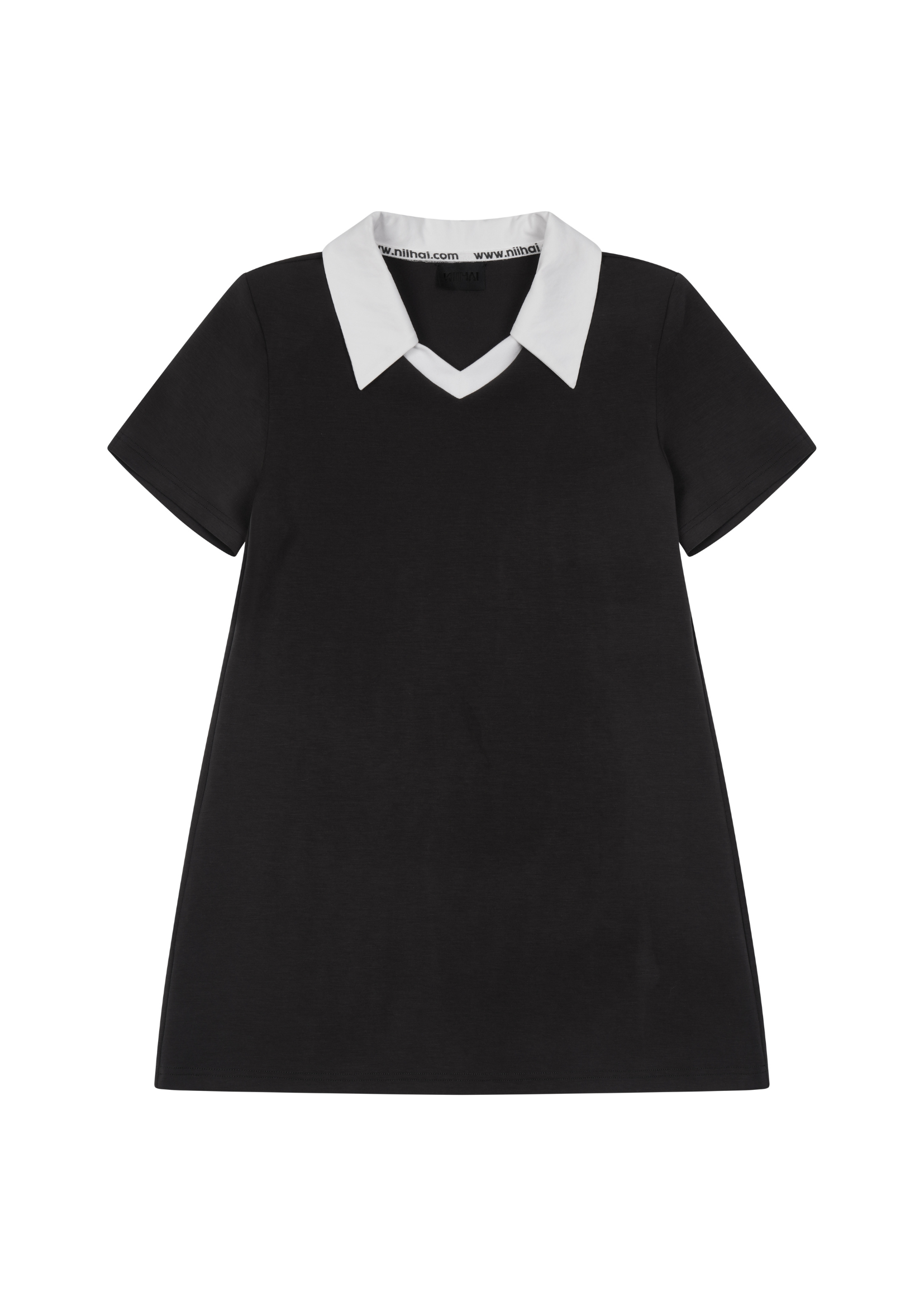 THE RUGBY DRESS IN WASHED BLACK