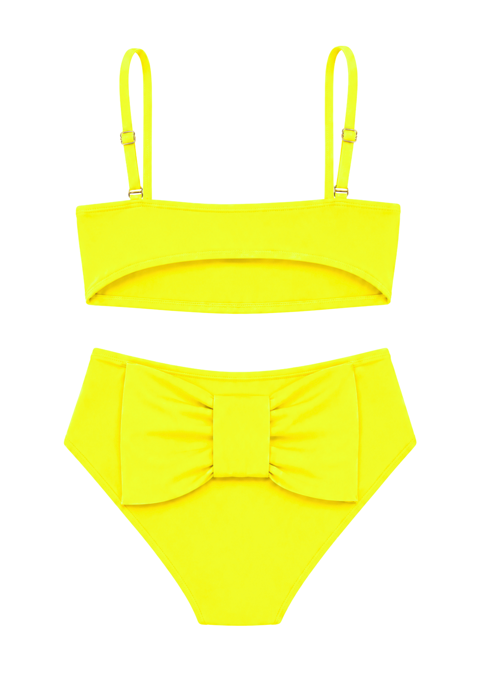 BOW BIKINI IN YELLOW