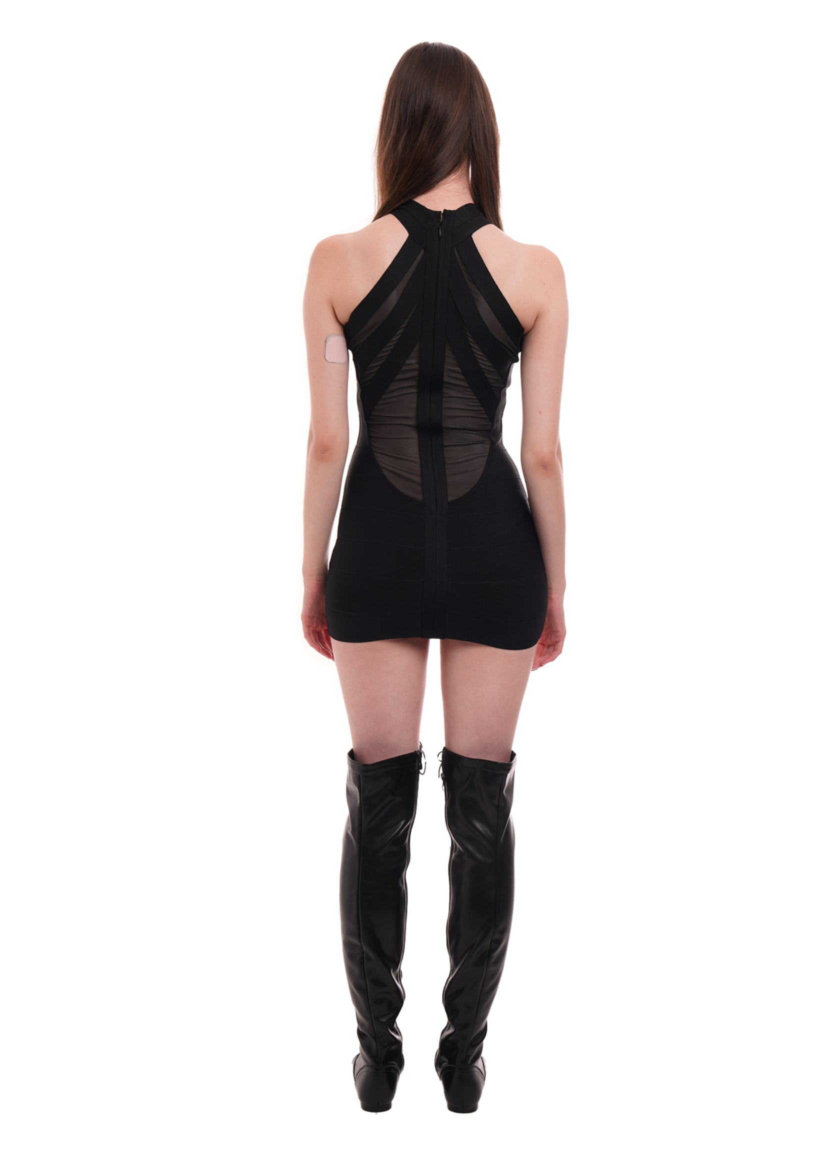 THE UNCOVER DRESS IN BLACK