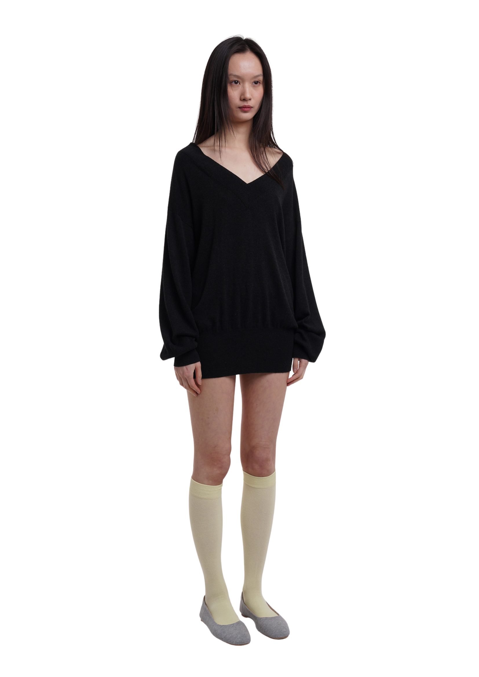 DEEP JUMPER IN BLACK