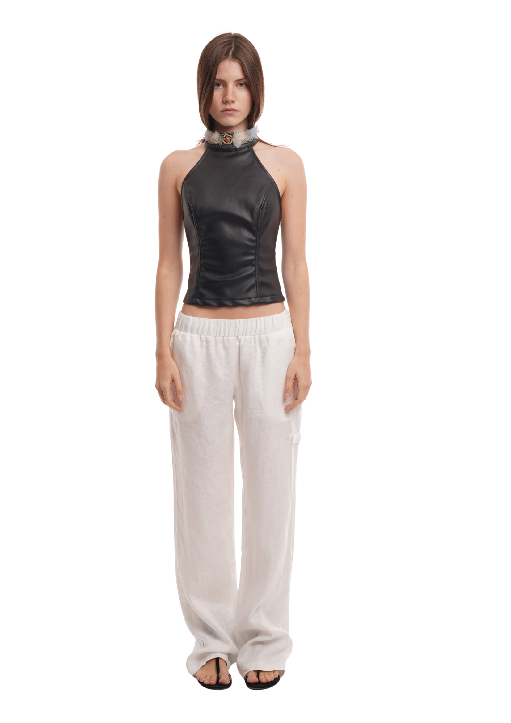 THE MILA TOP IN BLACK
