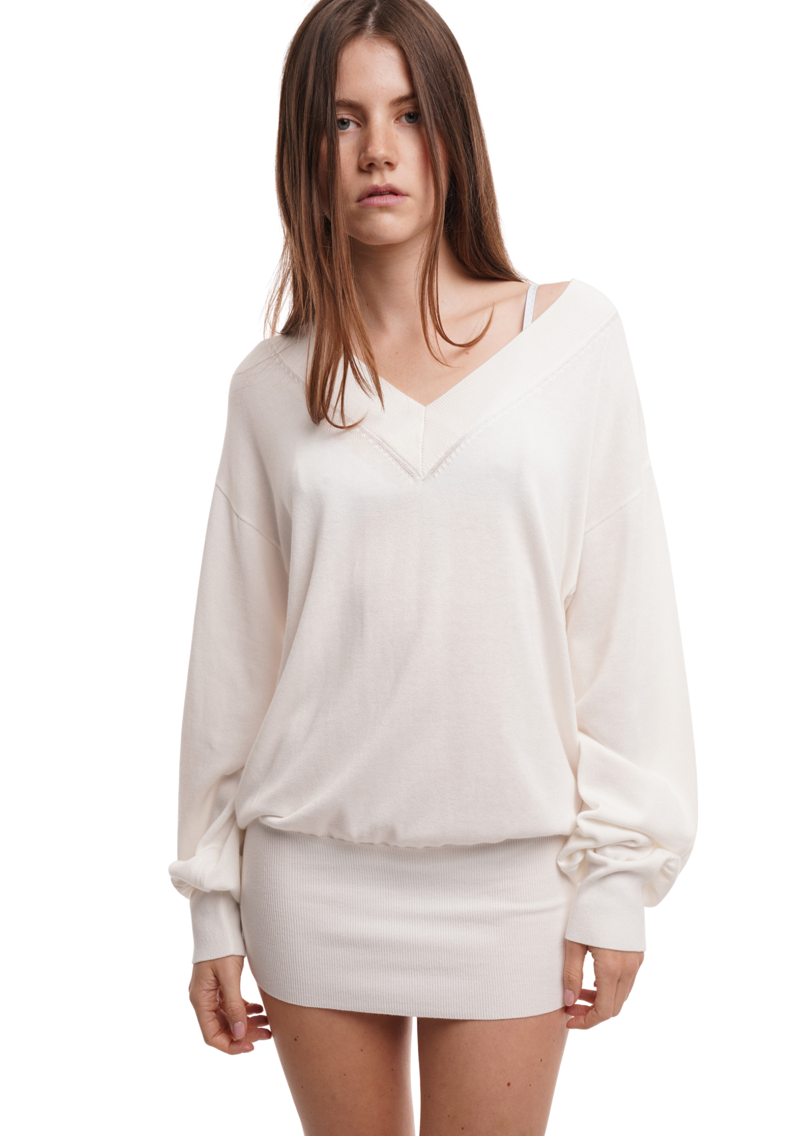 DEEP JUMPER IN WHITE