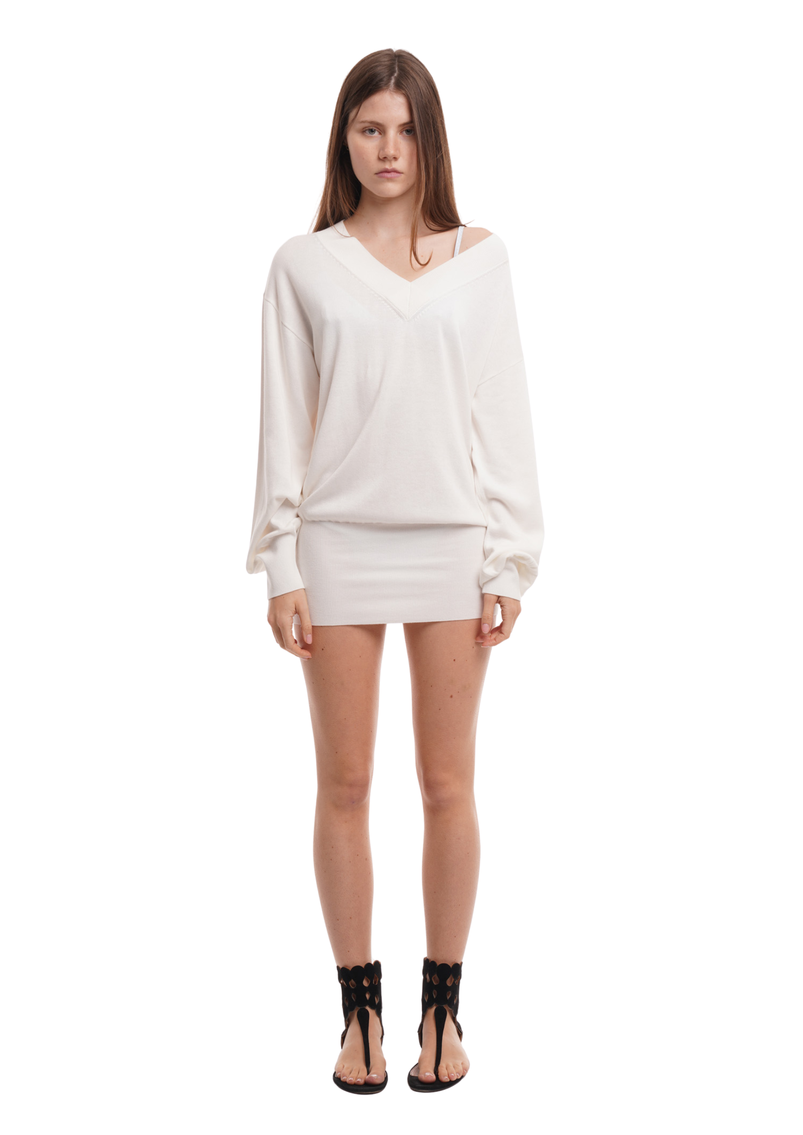 DEEP JUMPER IN WHITE
