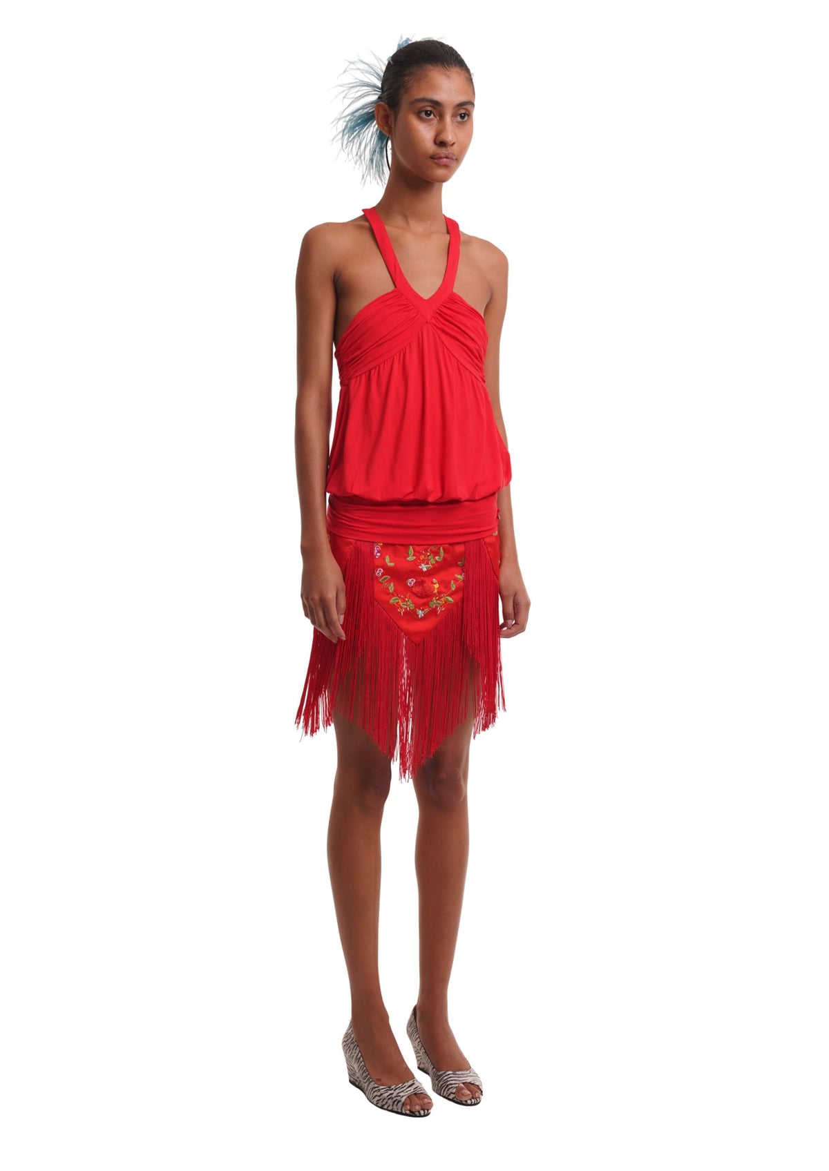 LARA SKIRT IN RED