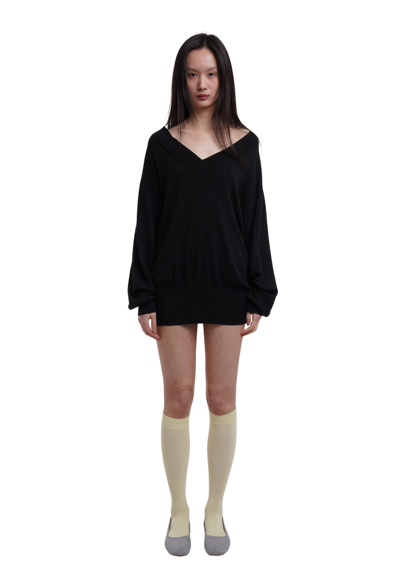 DEEP JUMPER IN BLACK