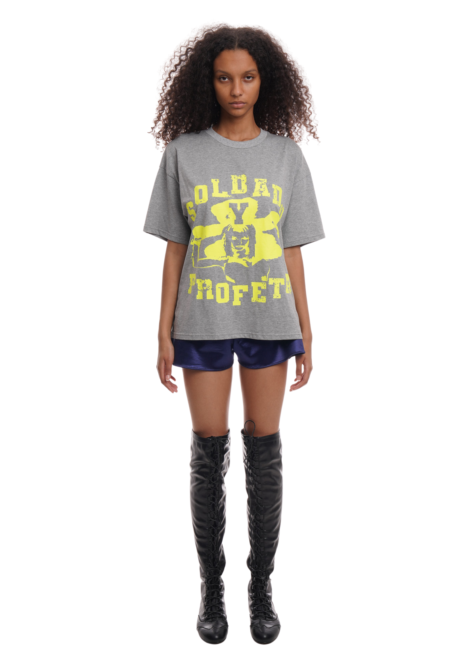 SOLDADO OVERSIZED TSHIRT IN GREY MARL