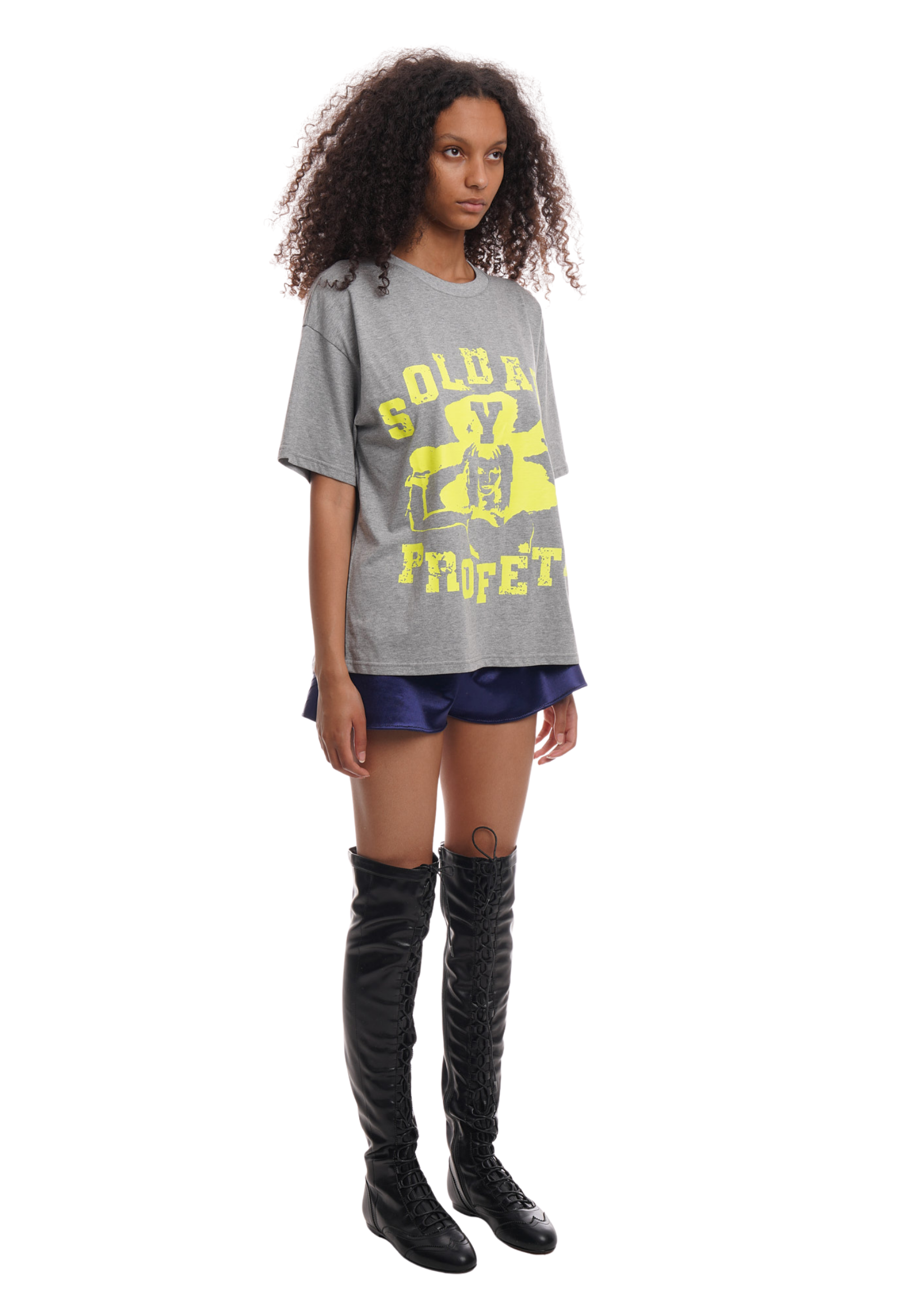 SOLDADO OVERSIZED TSHIRT IN GREY MARL