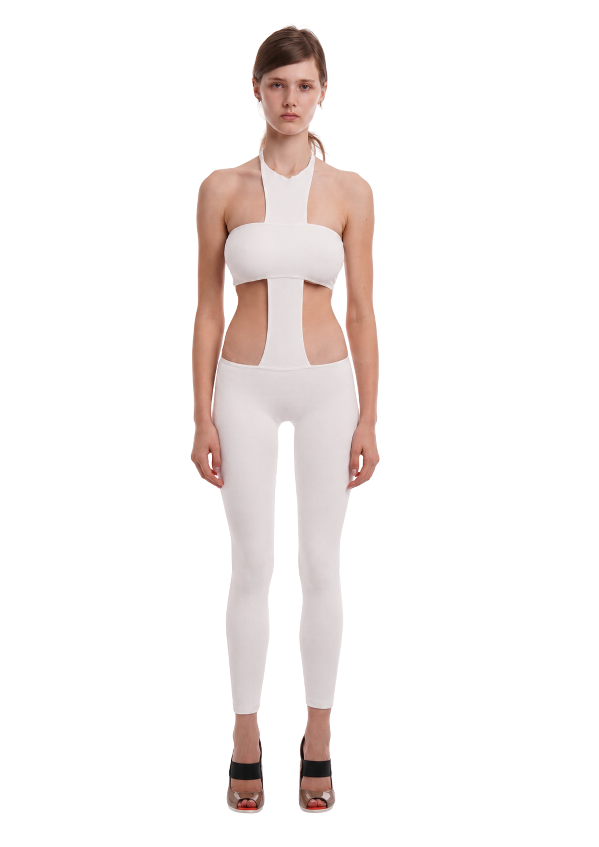 THE CROSS JUMPSUIT IN WHITE