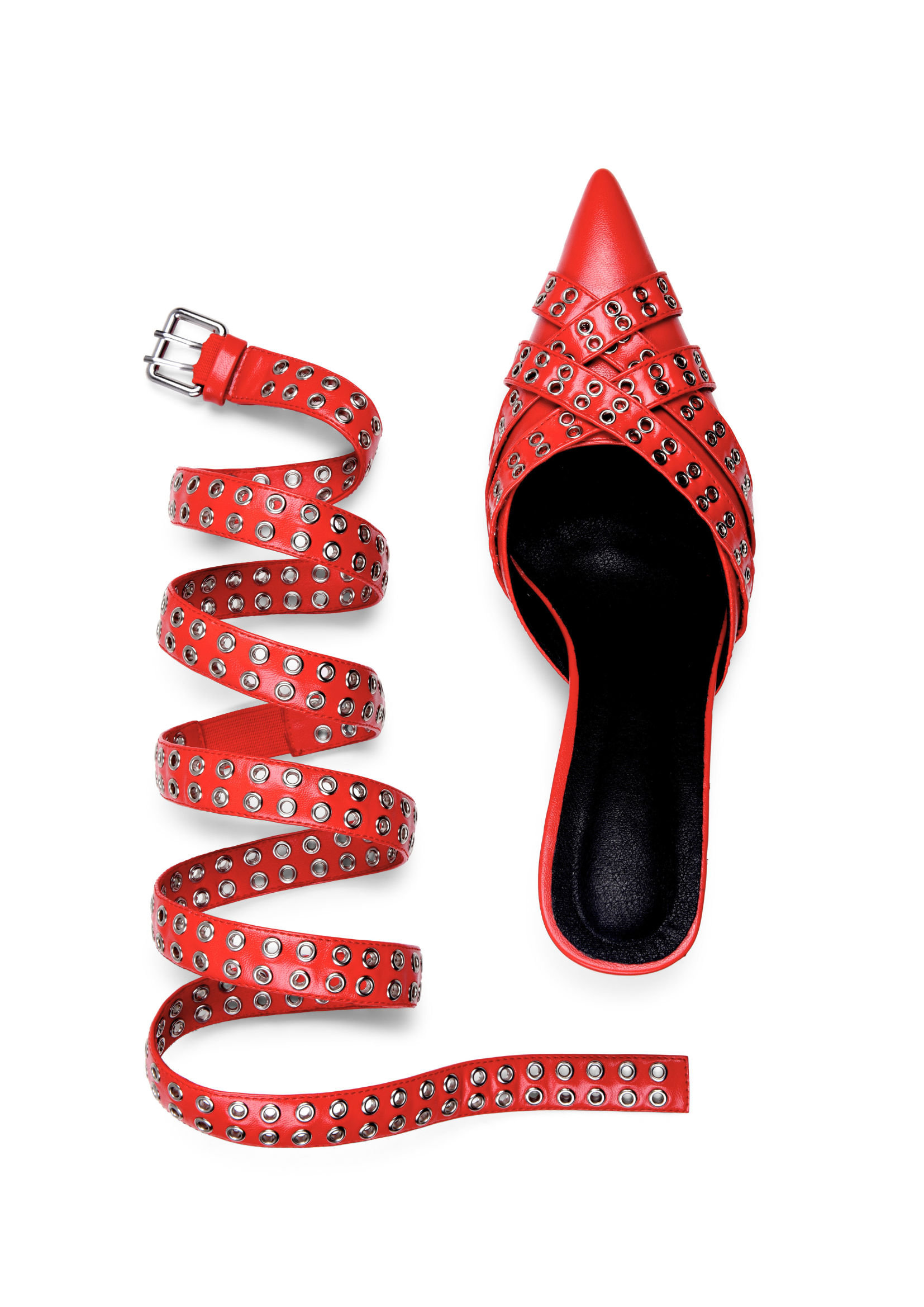 THE BRIGITTE HEELS IN RED