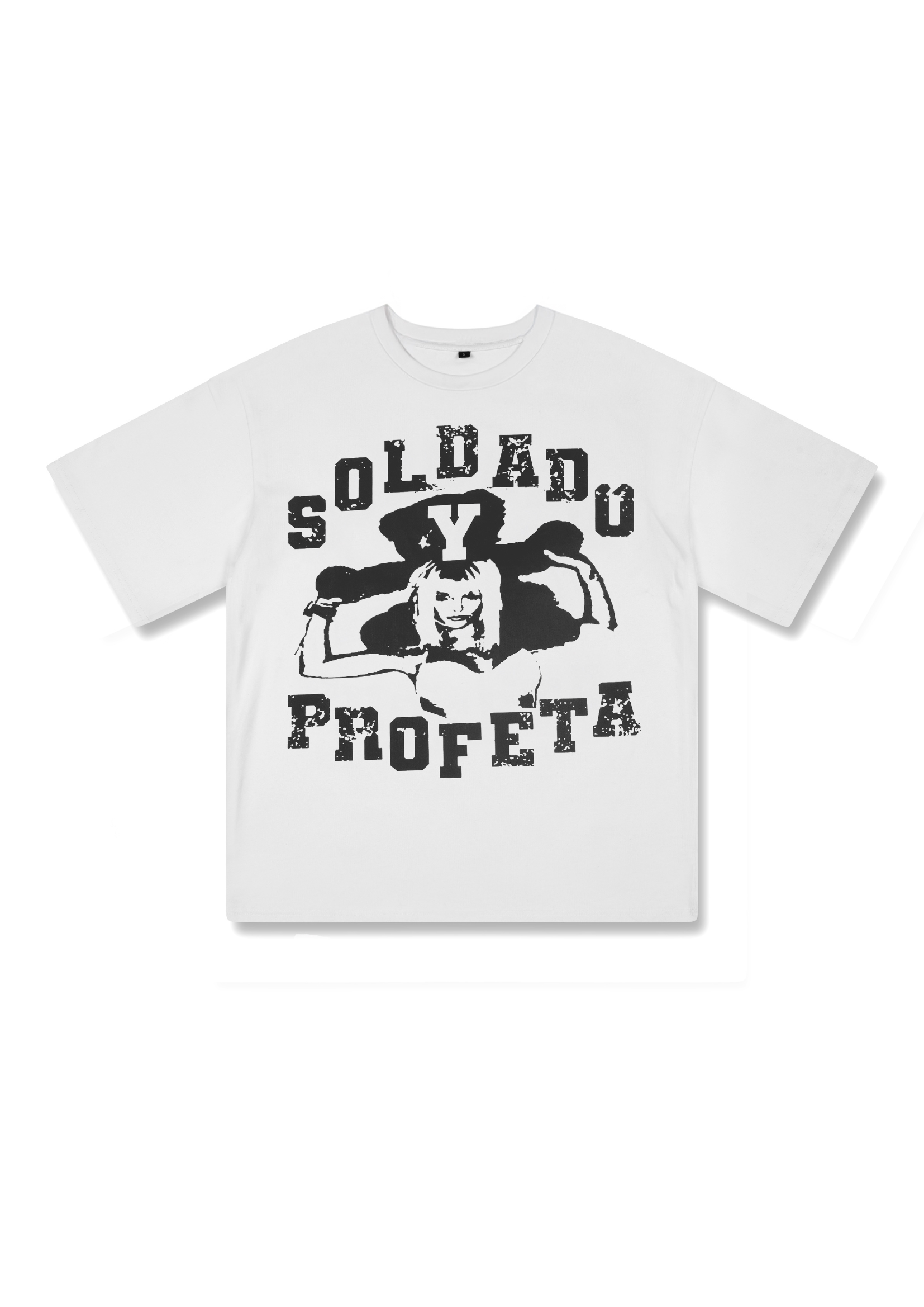 SOLDADO OVERSIZED T-SHIRT IN WHITE