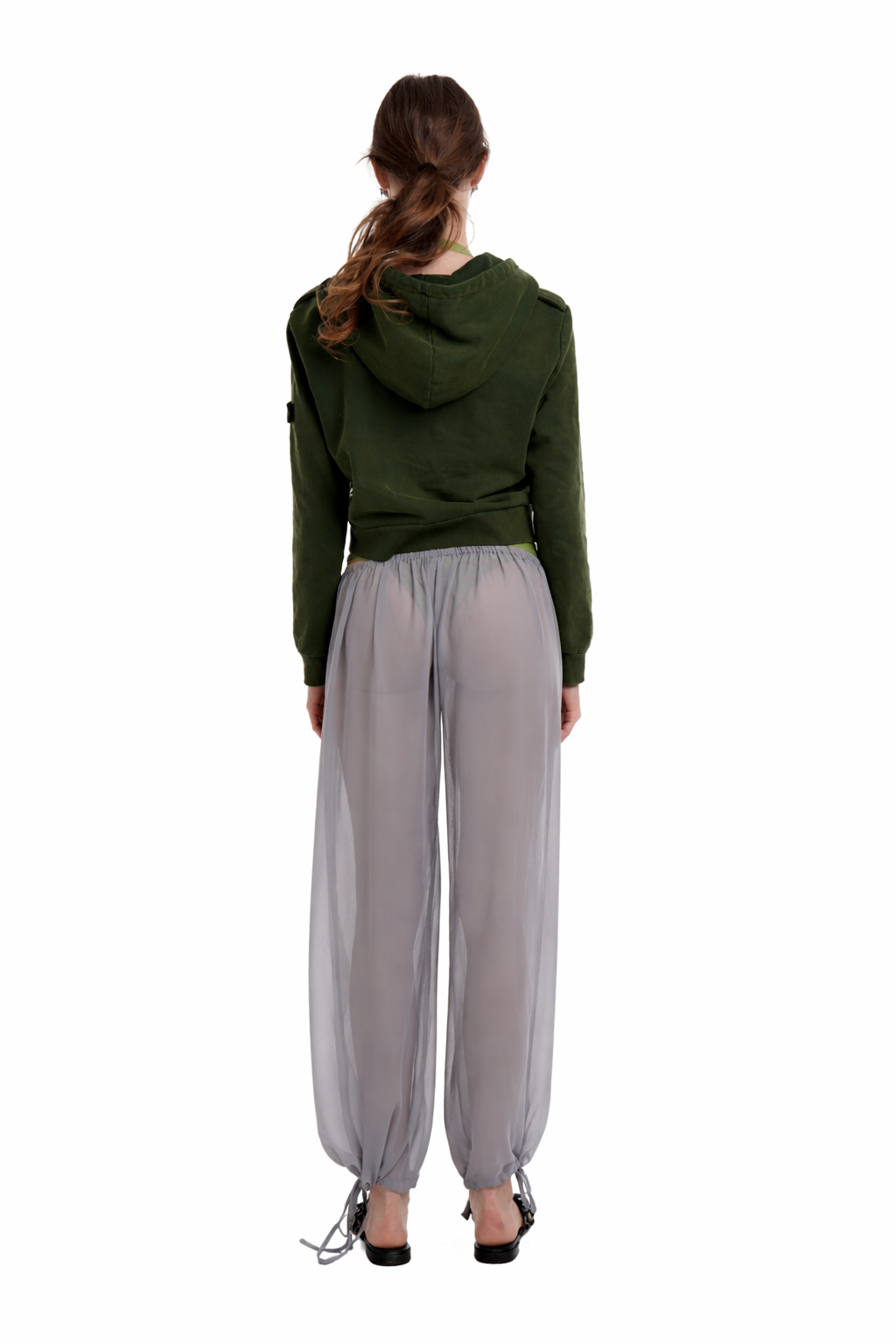 LENA TROUSERS IN DARK GREY