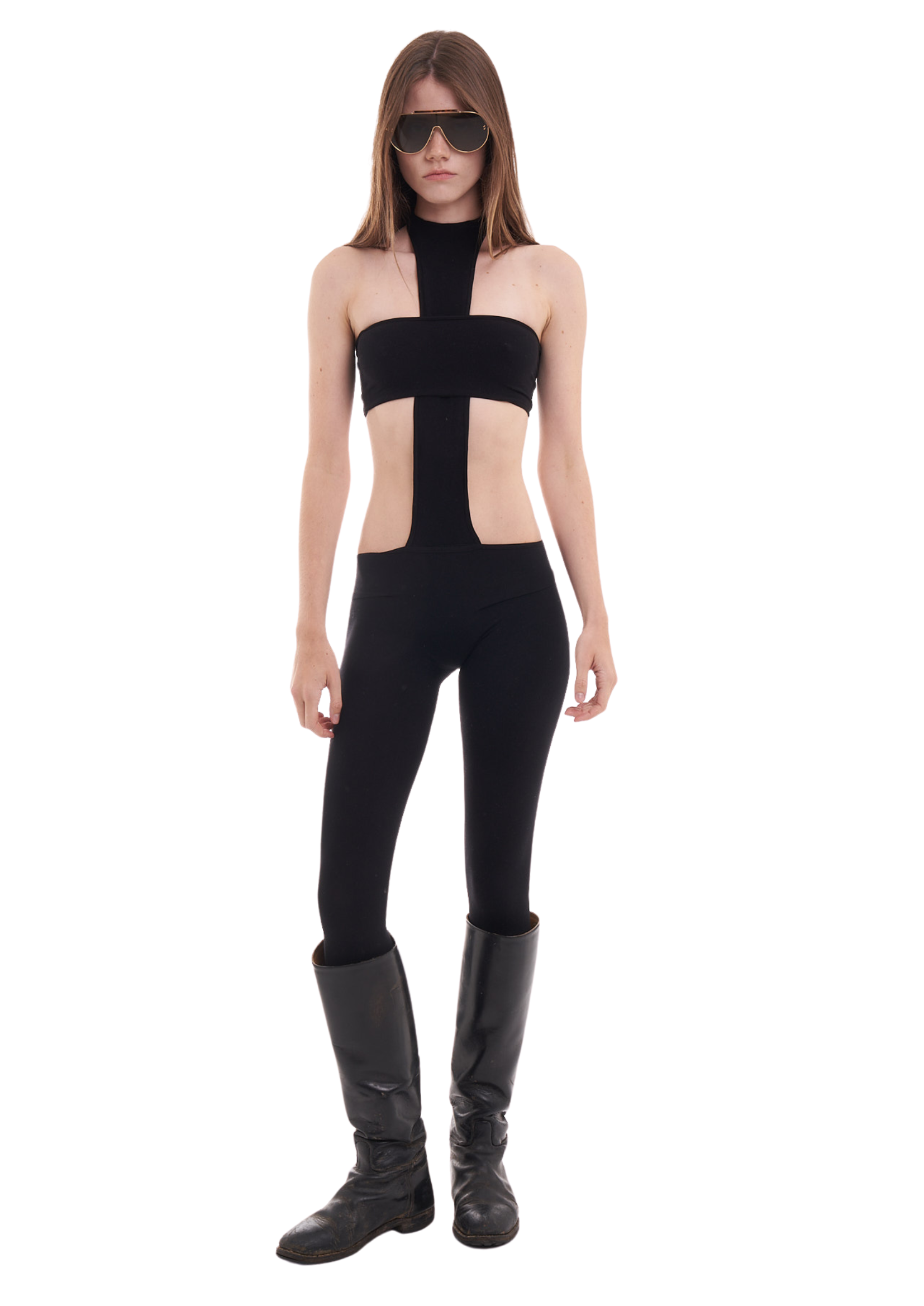 THE CROSS JUMPSUIT IN BLACK
