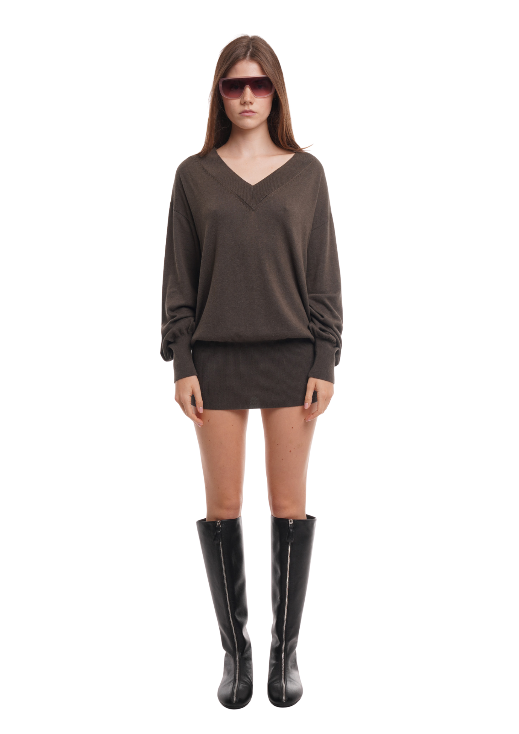 DEEP JUMPER IN KHAKI GREEN