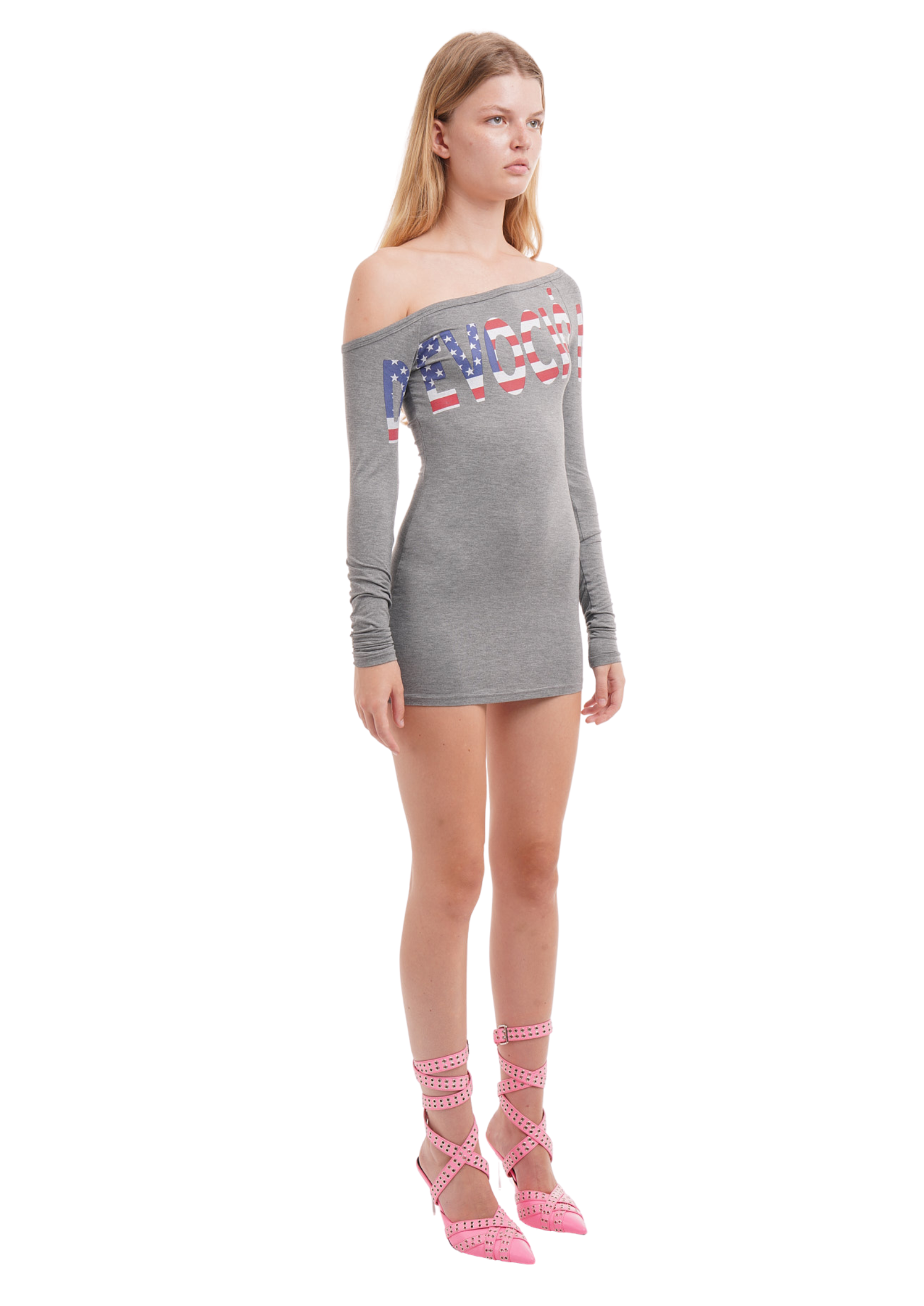 DEVOCIÓN DRESS IN GREY USA