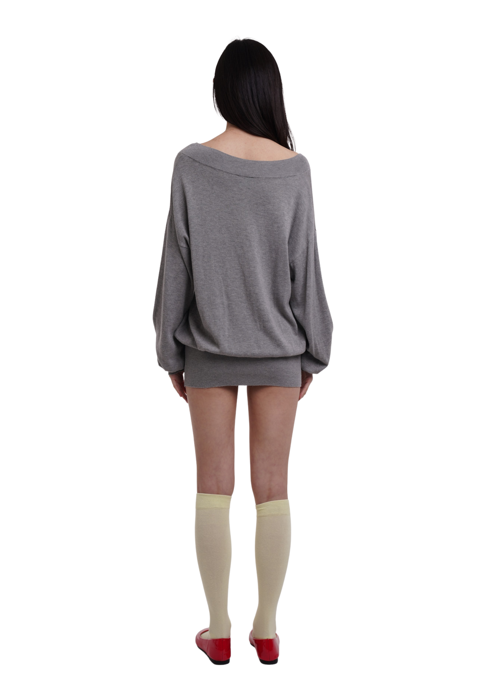 DEEP JUMPER IN GREY MARL