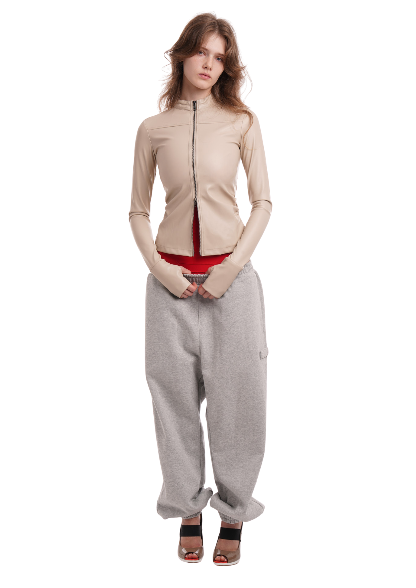 SAV ZIP UP IN PORCELAIN