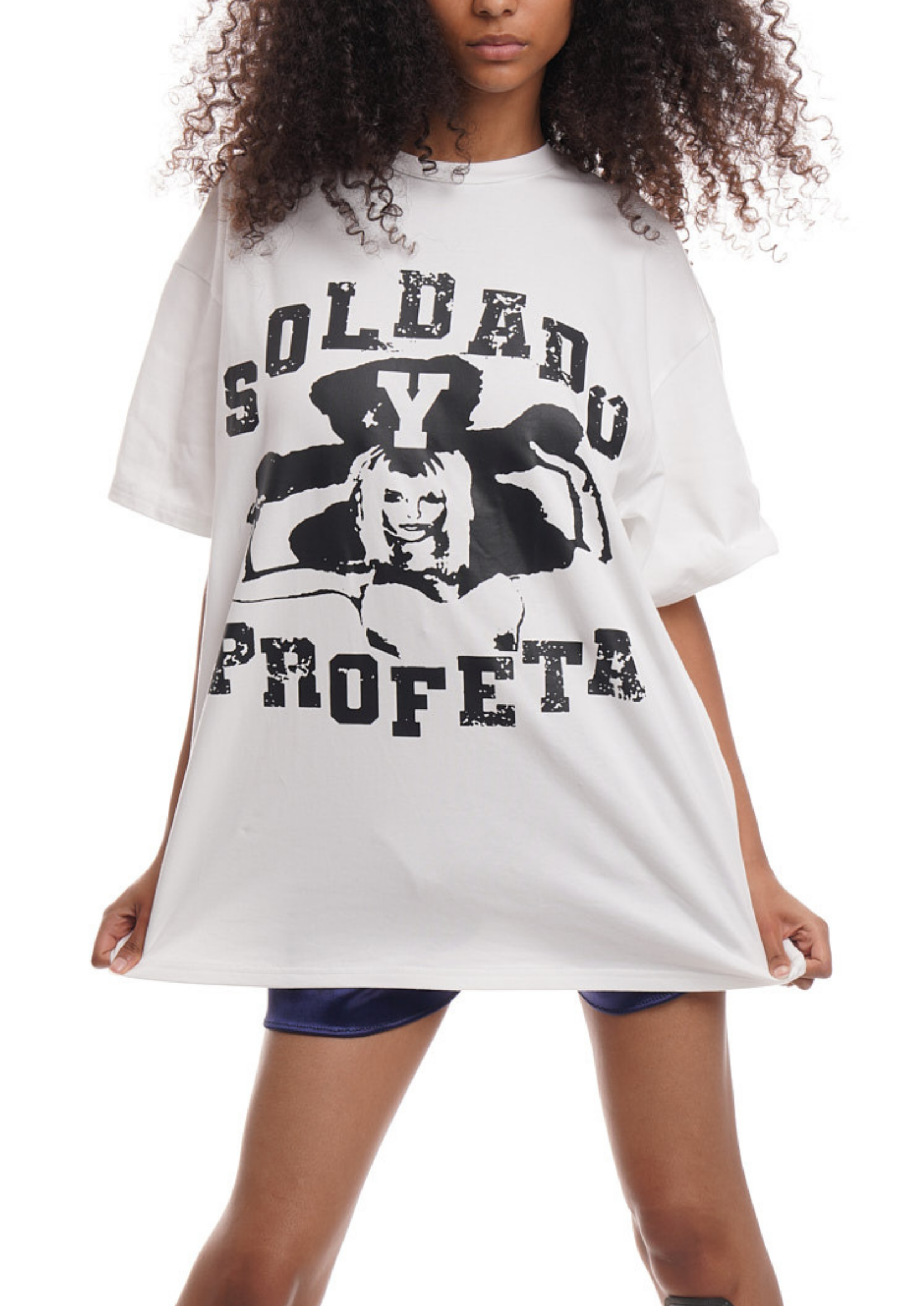 SOLDADO OVERSIZED T-SHIRT IN WHITE