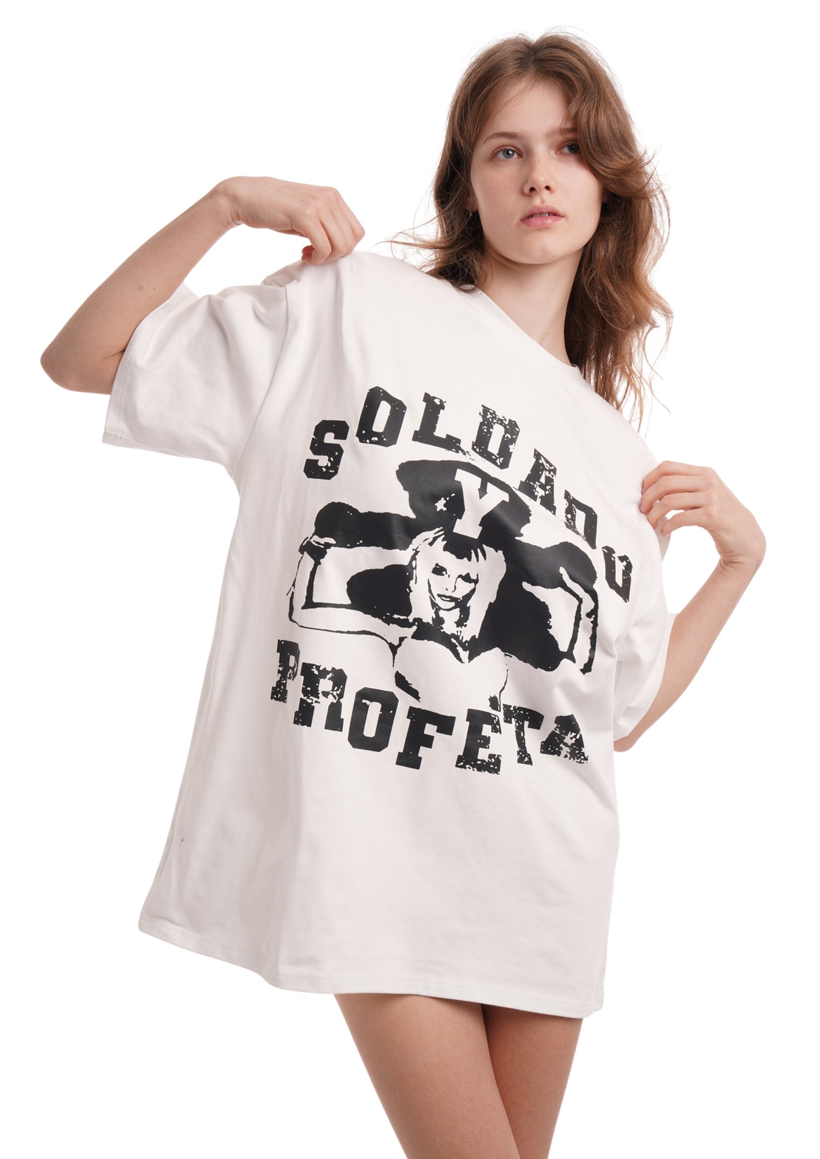 SOLDADO OVERSIZED T-SHIRT IN WHITE